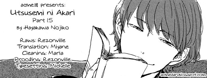 Kurayami ni Strobe Chapter 6.5 page 1 - Chapter 6.5 : Utsusemi ni Akari - 1.5