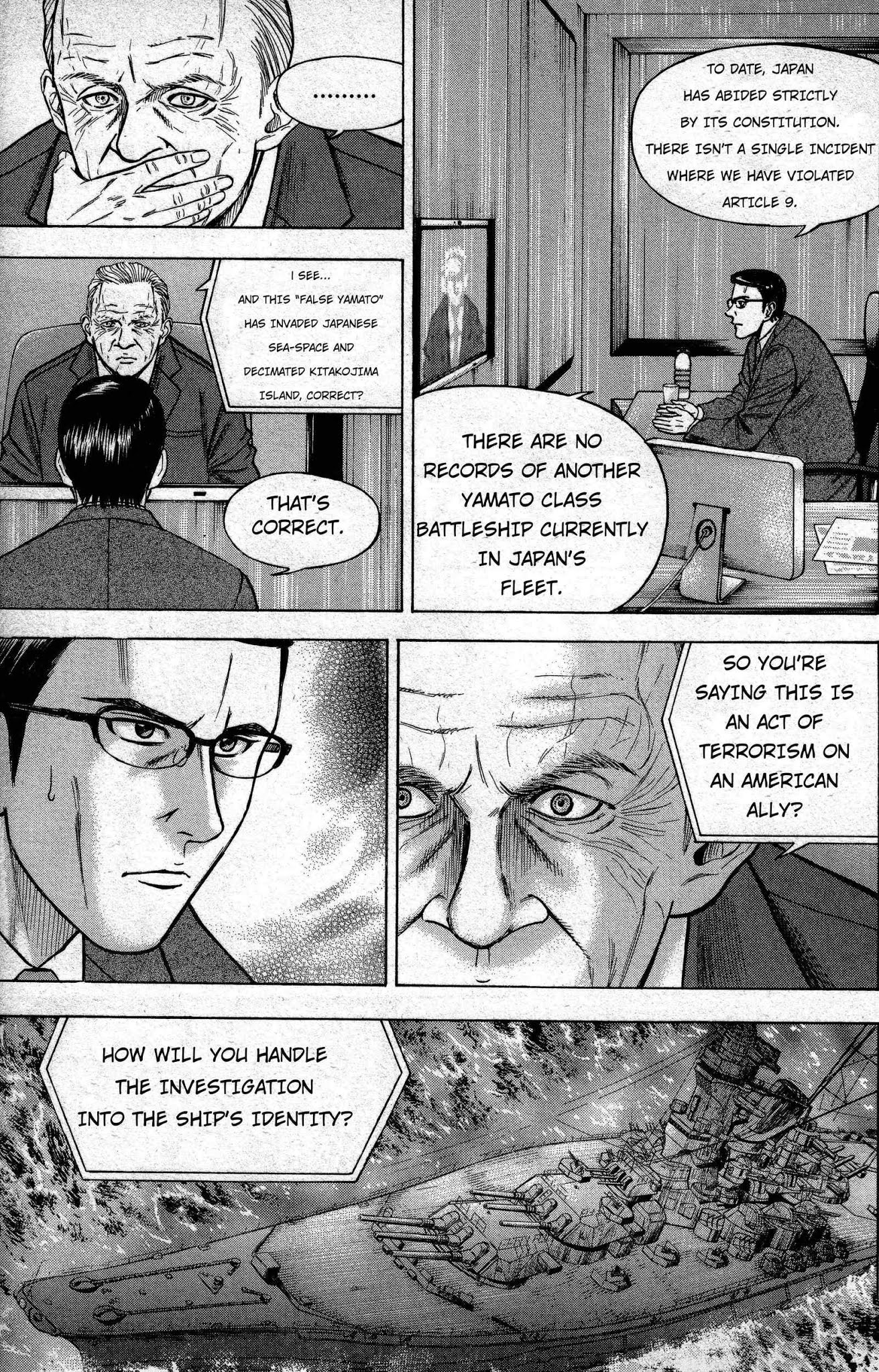 Kurenai no Senkan Chapter 3 page 5 - Chapter 3: The Belly of the Beast