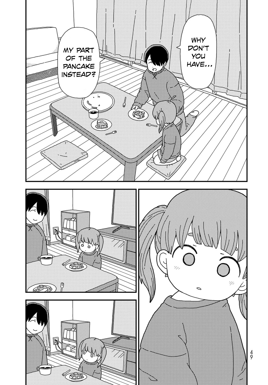 Kuriko to Biyori Chapter 1 page 46 - Chapter 1: Giant Pancake