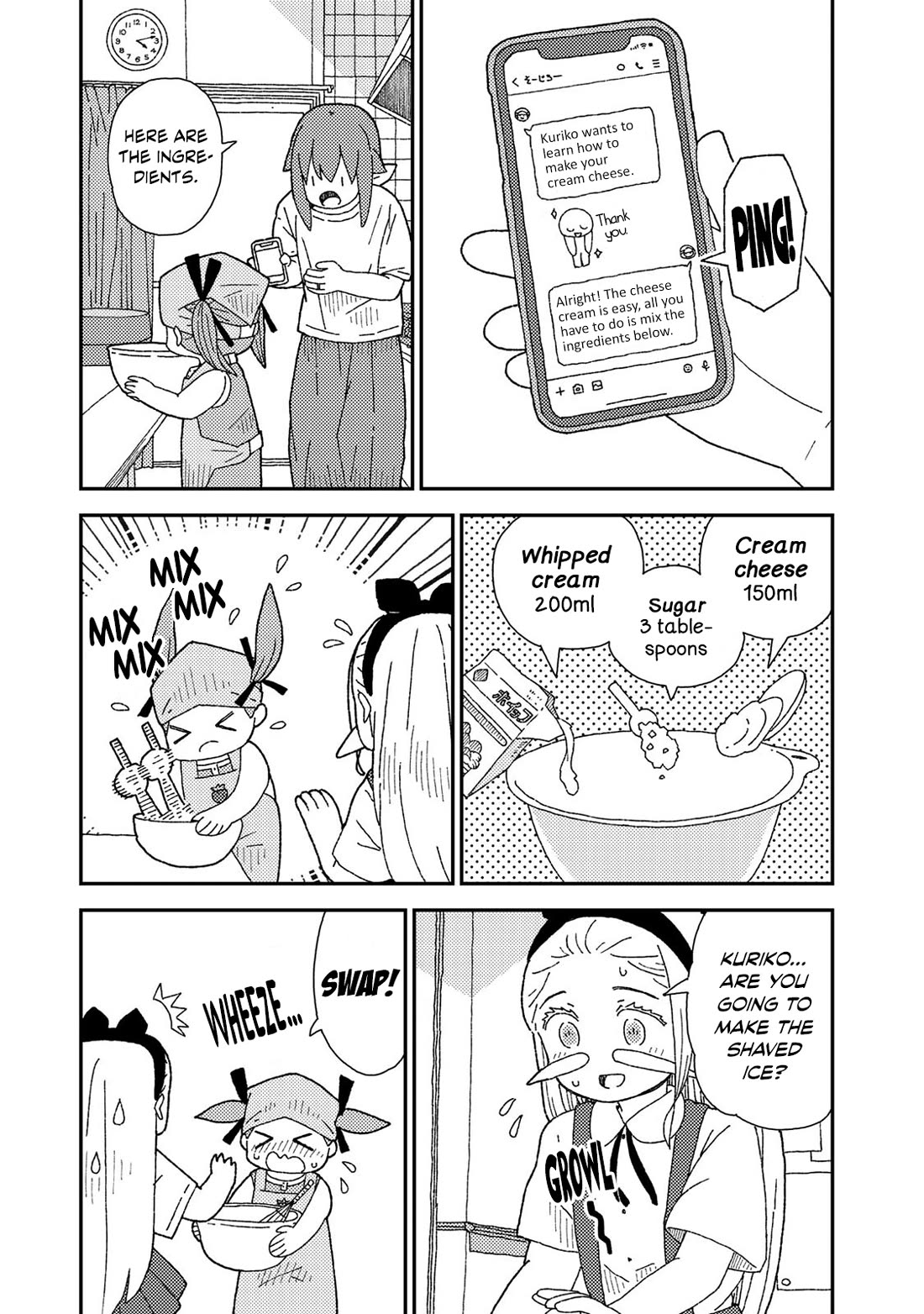 Kuriko to Biyori Chapter 10 page 28 - Chapter 10: Nina's Tummy Rumbling