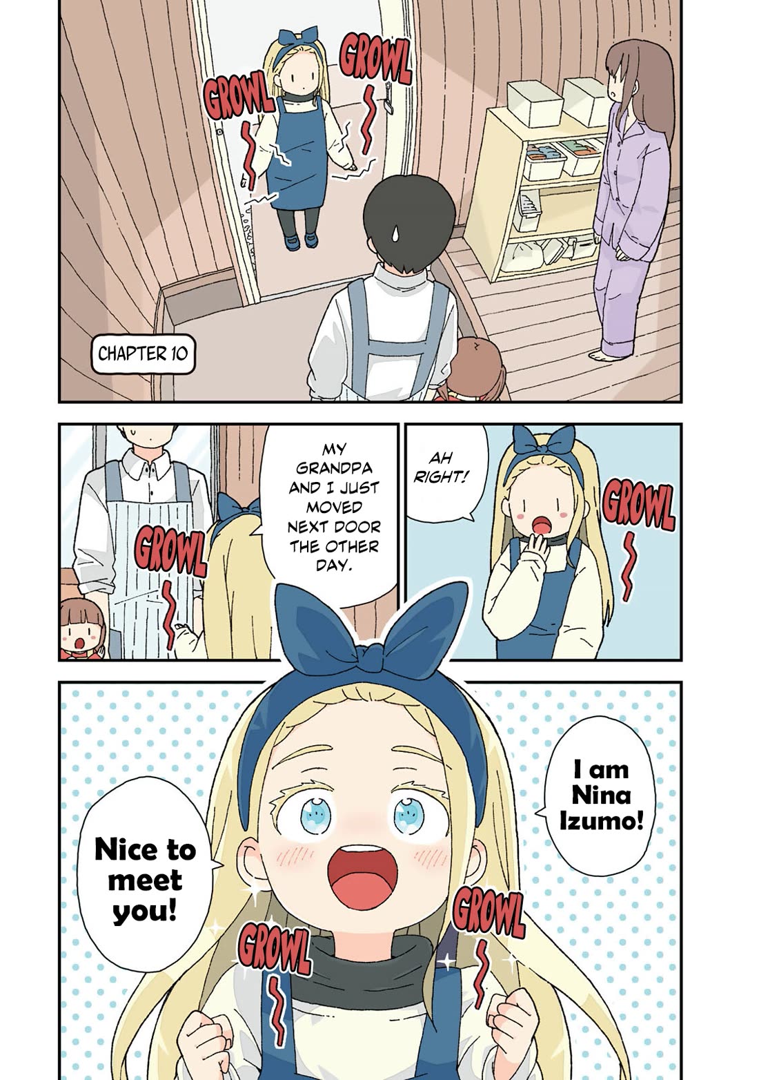 Kuriko to Biyori Chapter 10 page 3 - Chapter 10: Nina's Tummy Rumbling