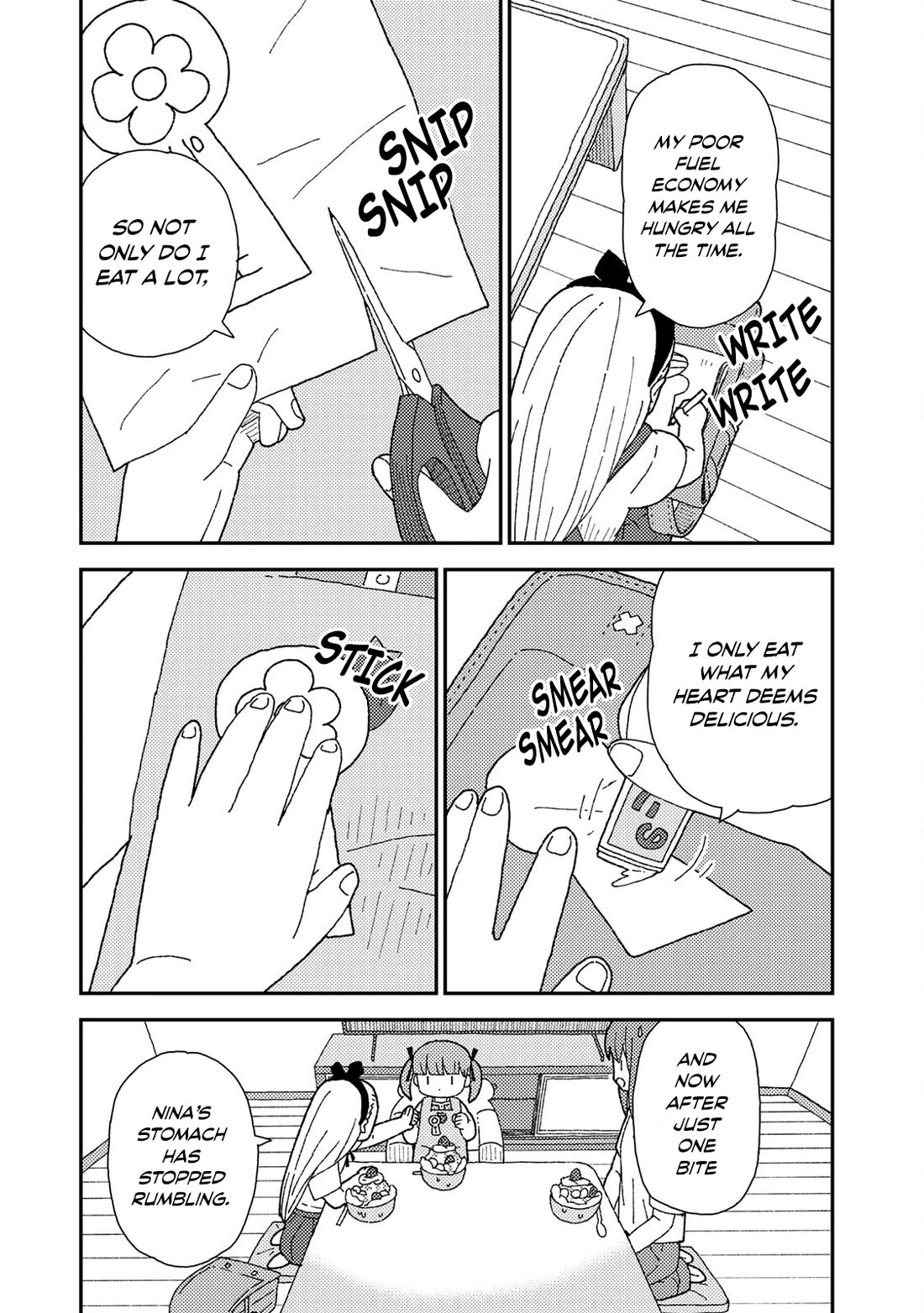 Kuriko to Biyori Chapter 10 page 34 - Chapter 10: Nina's Tummy Rumbling