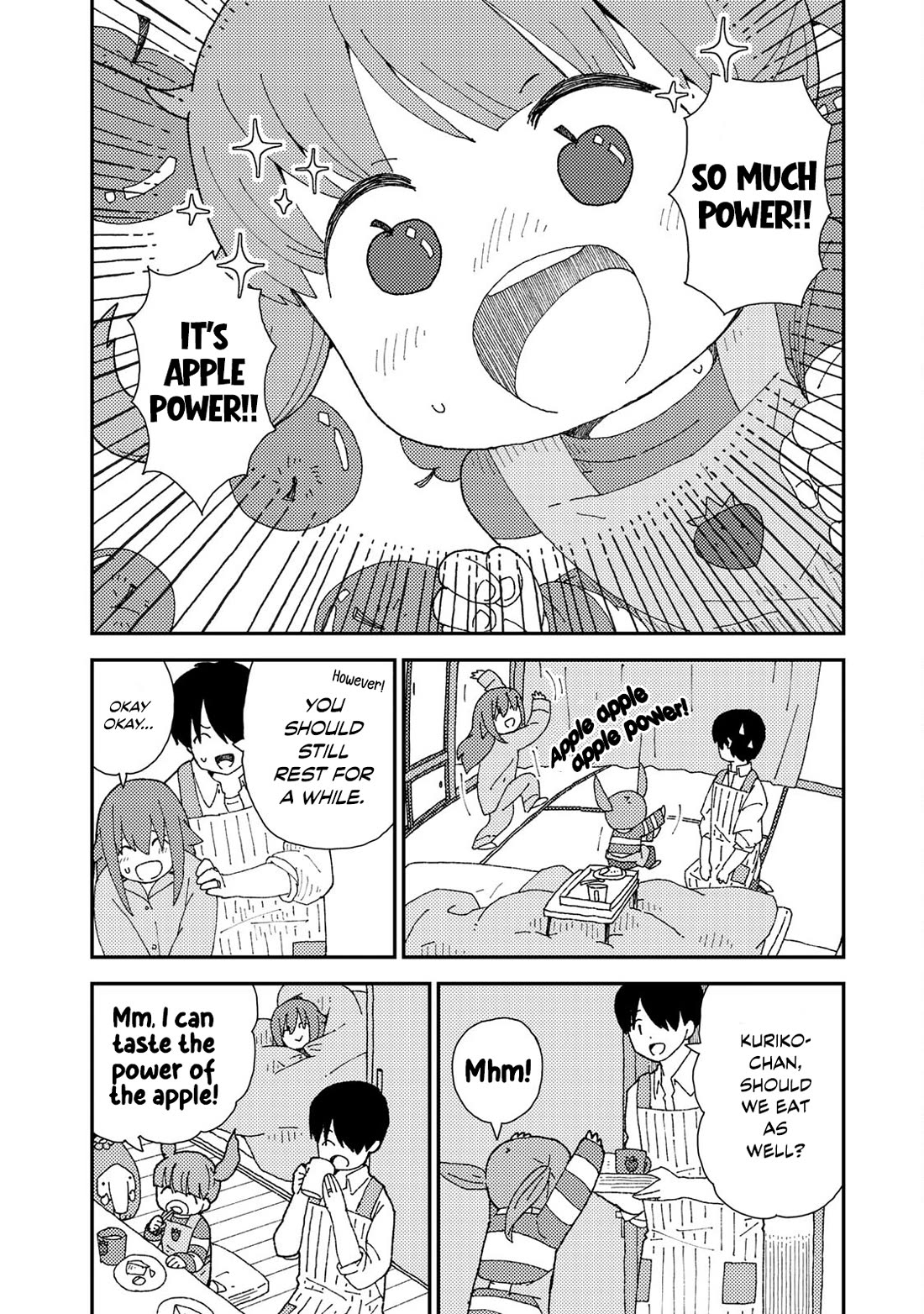 Kuriko to Biyori Chapter 9 page 33 - Chapter 9: Apple Power