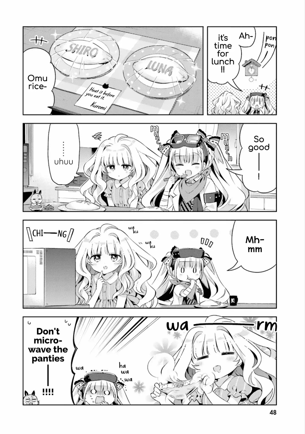 Kuro-chan Chi no Oshiire ga Tsukaenai Riyuu Chapter 17 page 6 - Chapter 17: Luna and Shiro House-sit