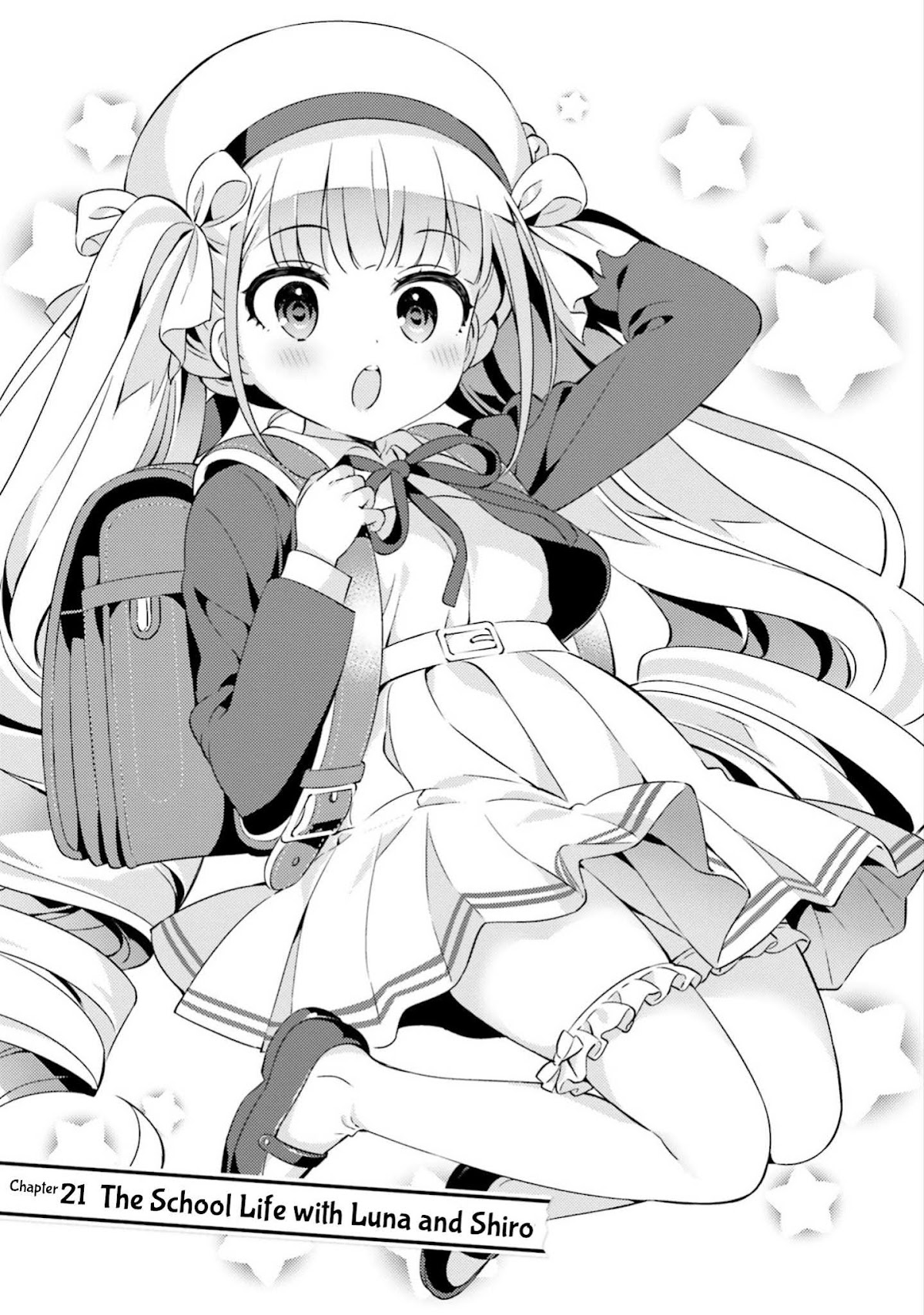 Kuro-chan Chi no Oshiire ga Tsukaenai Riyuu Chapter 21 page 1 - Chapter 21: The School Life with Luna and Shiro