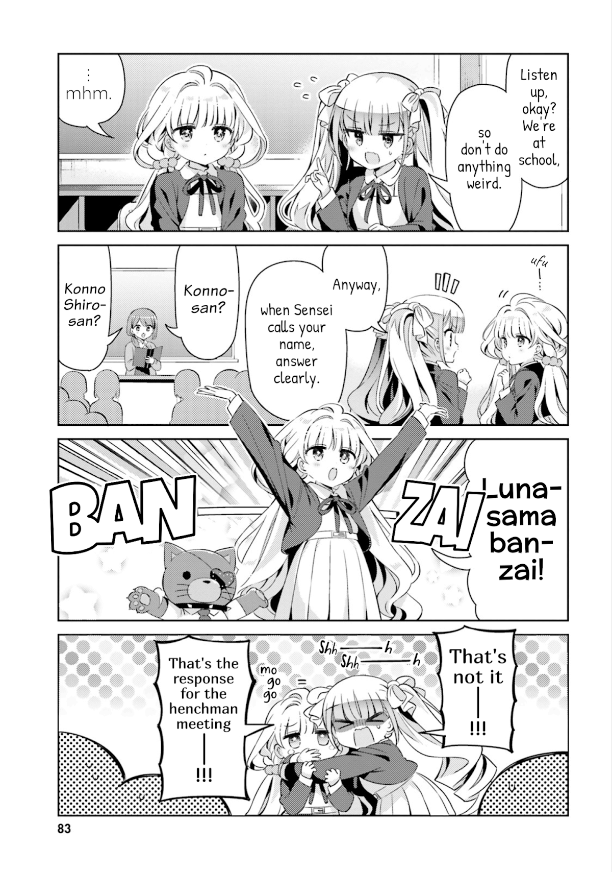 Kuro-chan Chi no Oshiire ga Tsukaenai Riyuu Chapter 21 page 3 - Chapter 21: The School Life with Luna and Shiro