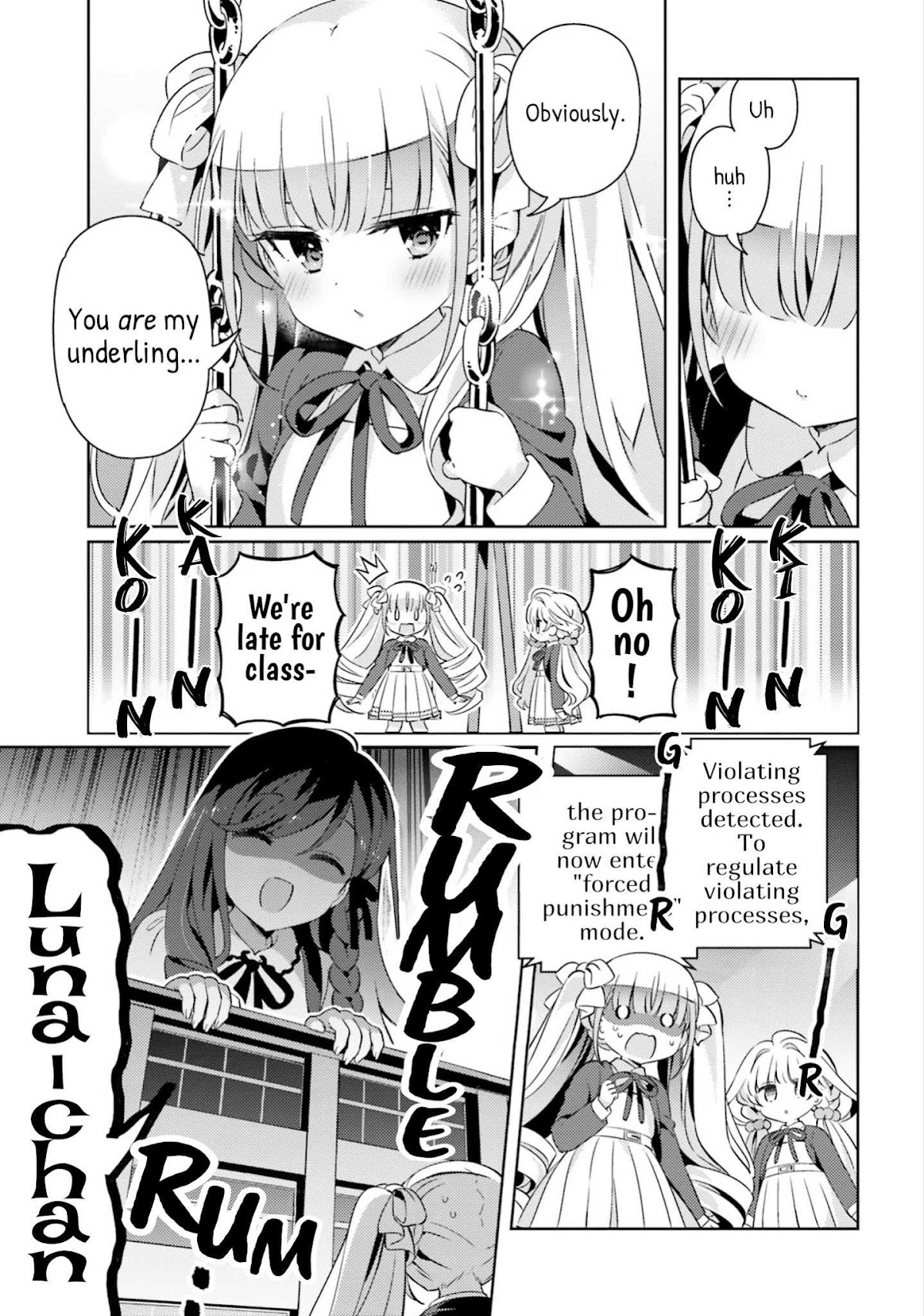 Kuro-chan Chi no Oshiire ga Tsukaenai Riyuu Chapter 21 page 7 - Chapter 21: The School Life with Luna and Shiro