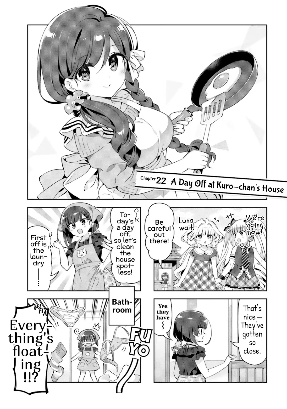 Kuro-chan Chi no Oshiire ga Tsukaenai Riyuu Chapter 22 page 1 - Chapter 22: A Day Off at Kuro-chan's House