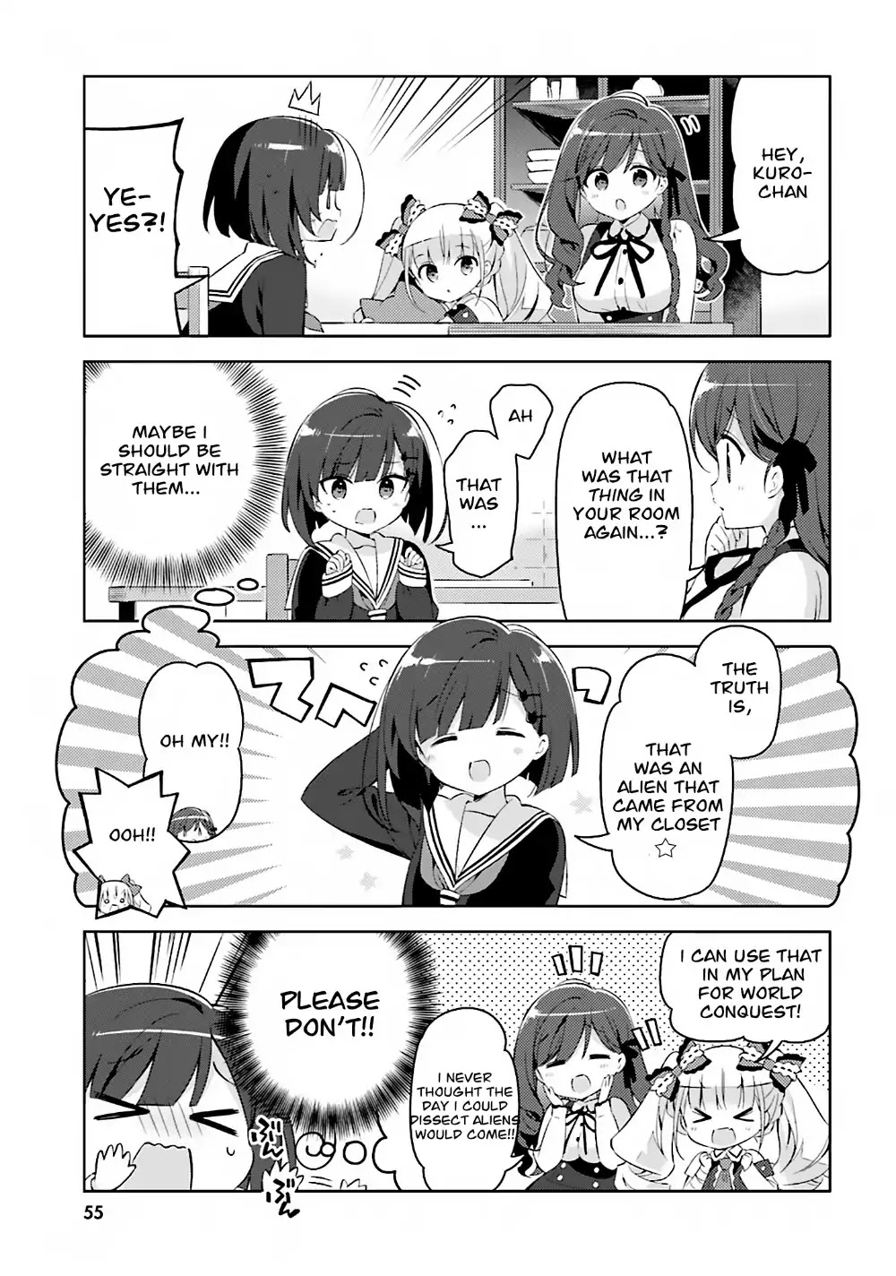 Kuro-chan Chi no Oshiire ga Tsukaenai Riyuu Chapter 5 page 3 - Chapter 5: Kuro-chan's Family Meeting