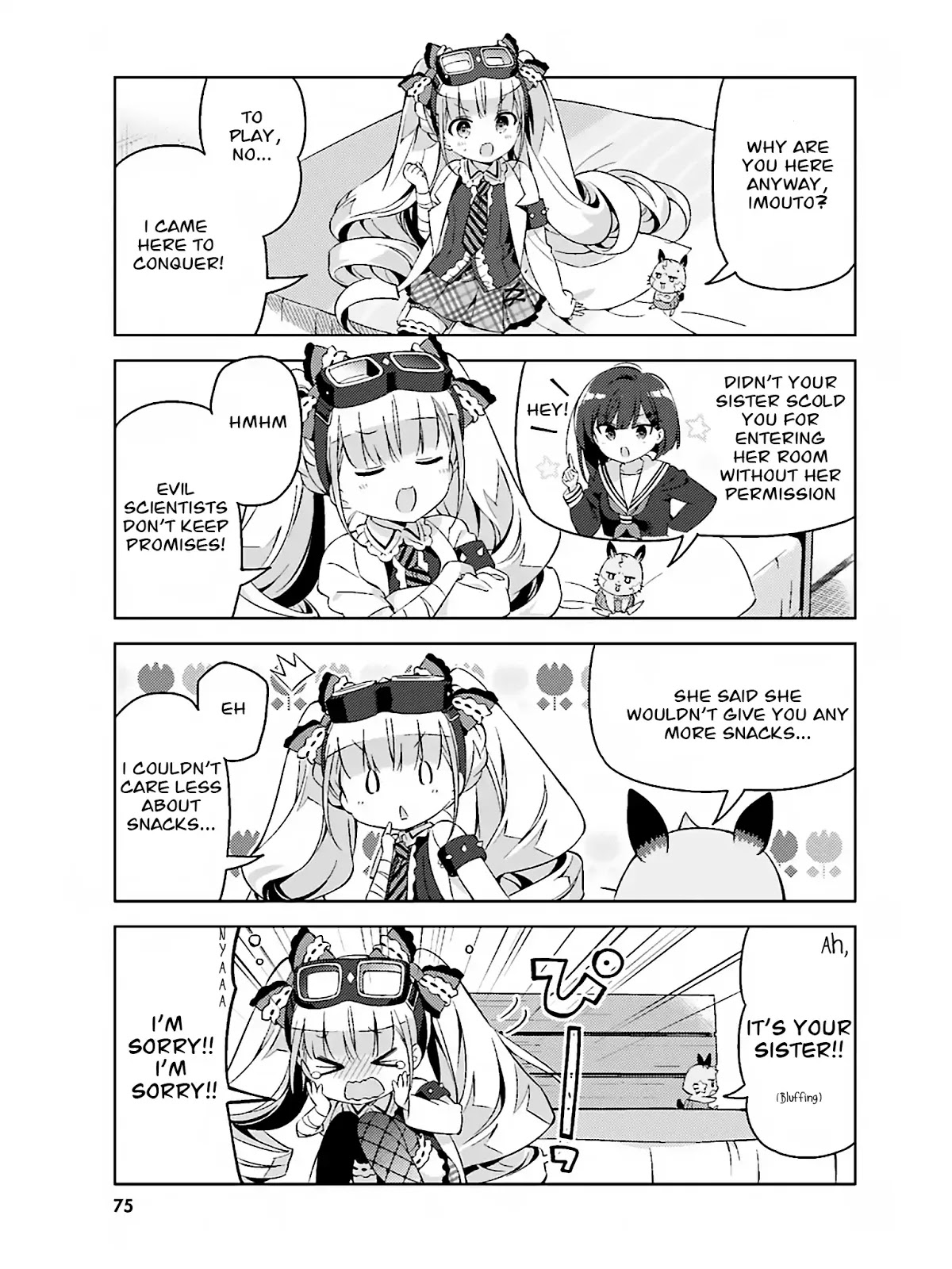 Kuro-chan Chi no Oshiire ga Tsukaenai Riyuu Chapter 7 page 3 - Chapter 7: Luna-chan's Plan for World Conquest (Part 1)