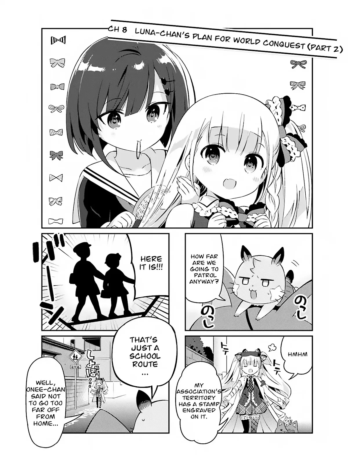 Kuro-chan Chi no Oshiire ga Tsukaenai Riyuu Chapter 8 page 1 - Chapter 8: Luna-chan's Plan for World Conquest (Part 2)