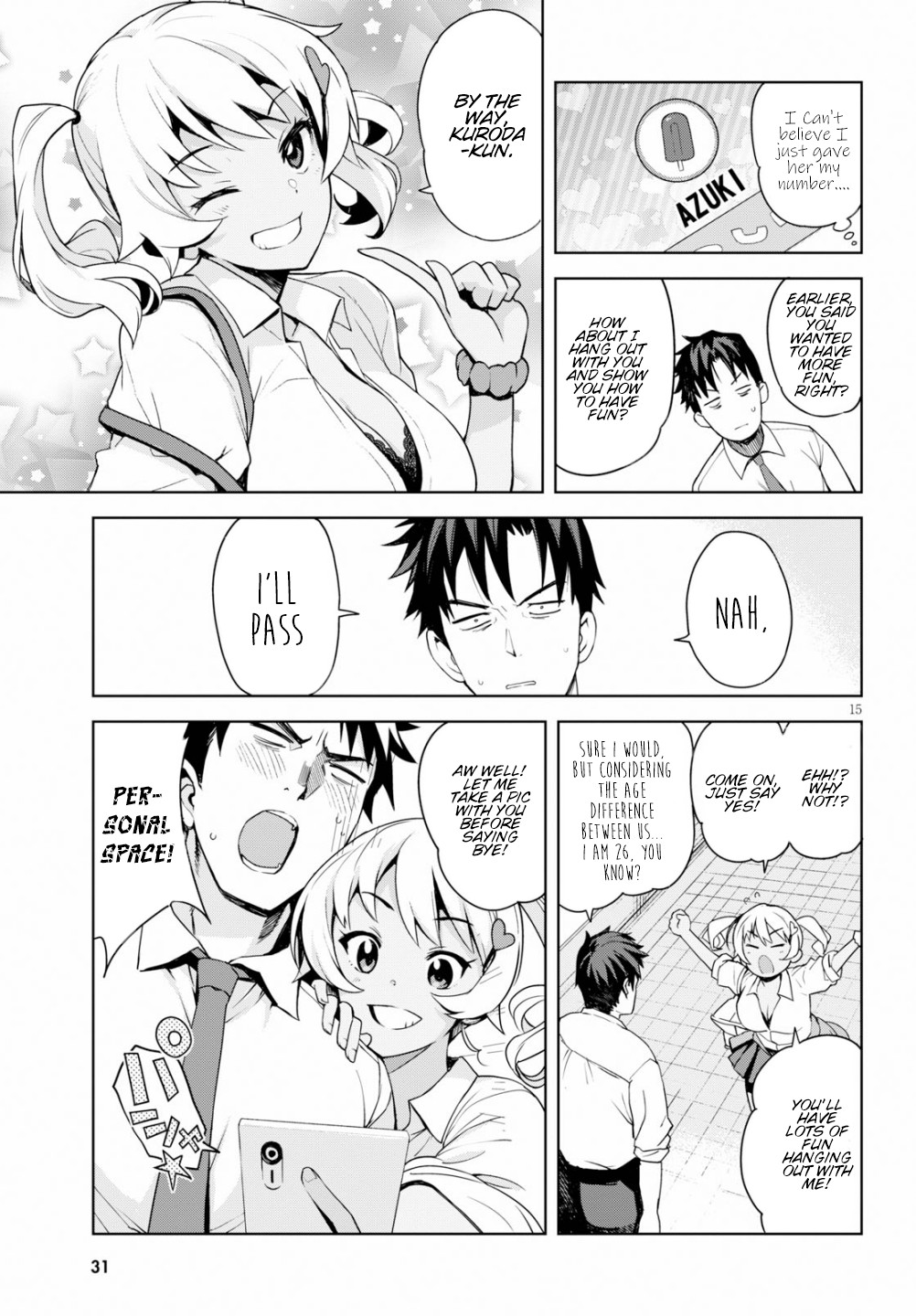 Kuro Gyaru-san ga Kuru! Chapter 1 page 17 - Chapter 1: A black Gyaru is coming