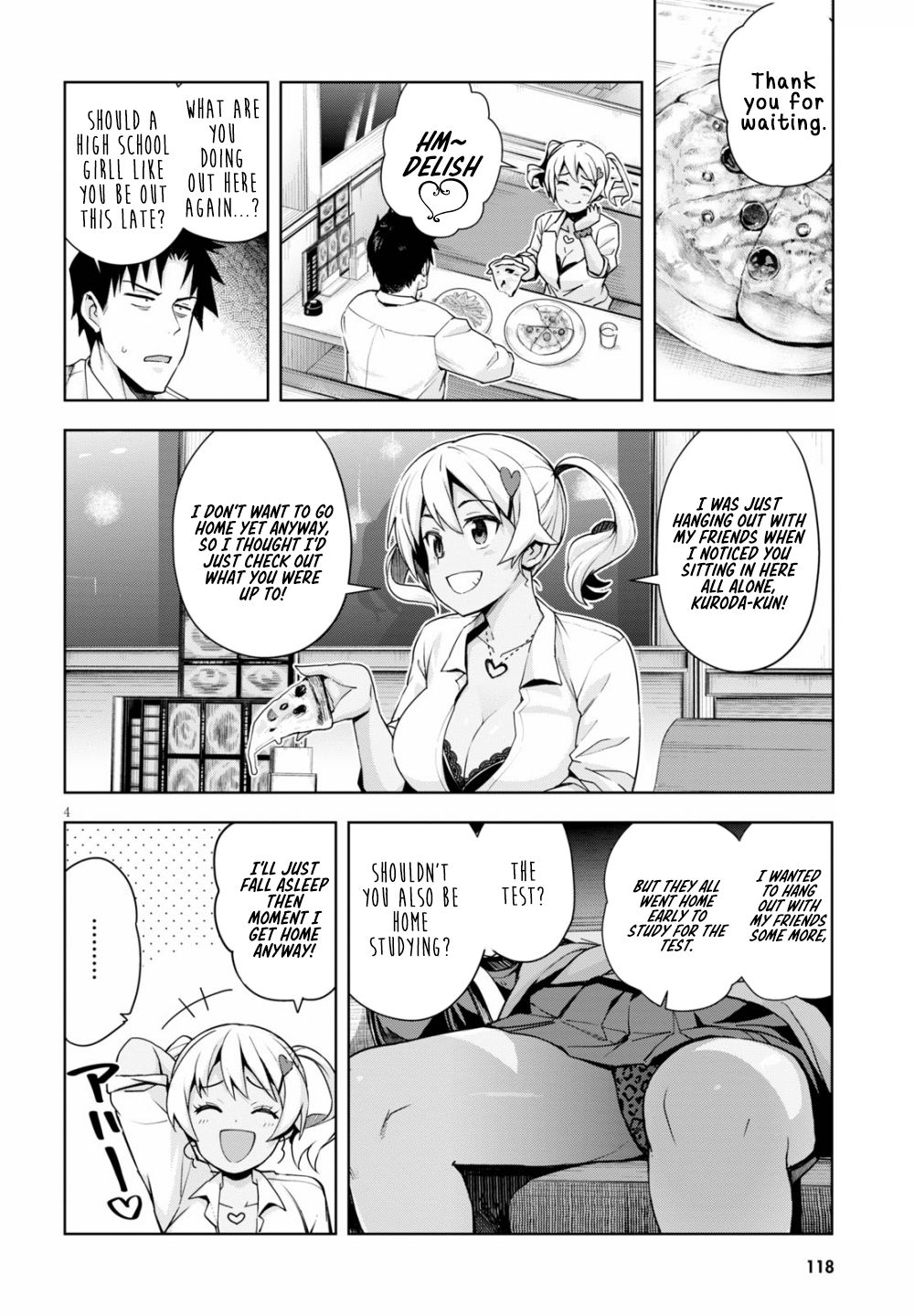 Kuro Gyaru-san ga Kuru! Chapter 3 page 5 - Chapter 3: Food for thought