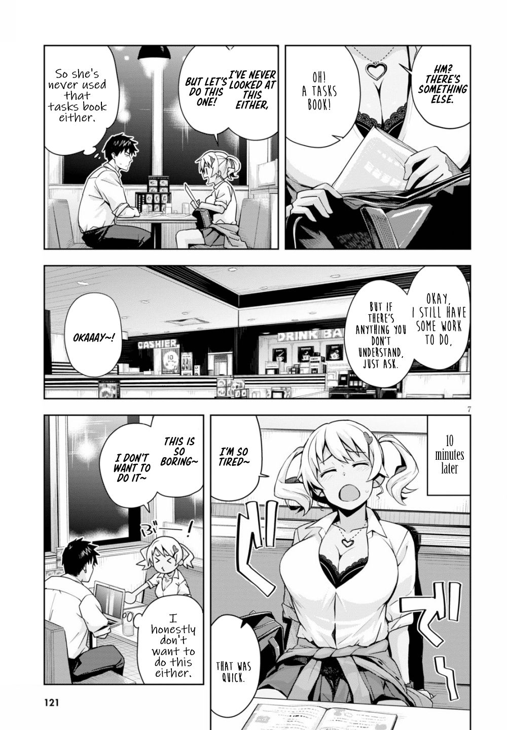 Kuro Gyaru-san ga Kuru! Chapter 3 page 8 - Chapter 3: Food for thought