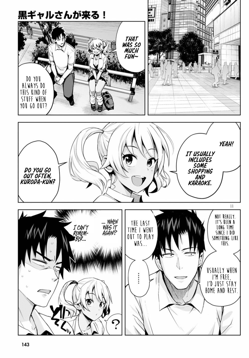 Kuro Gyaru-san ga Kuru! Chapter 4 page 12 - Chapter 4: A full heart