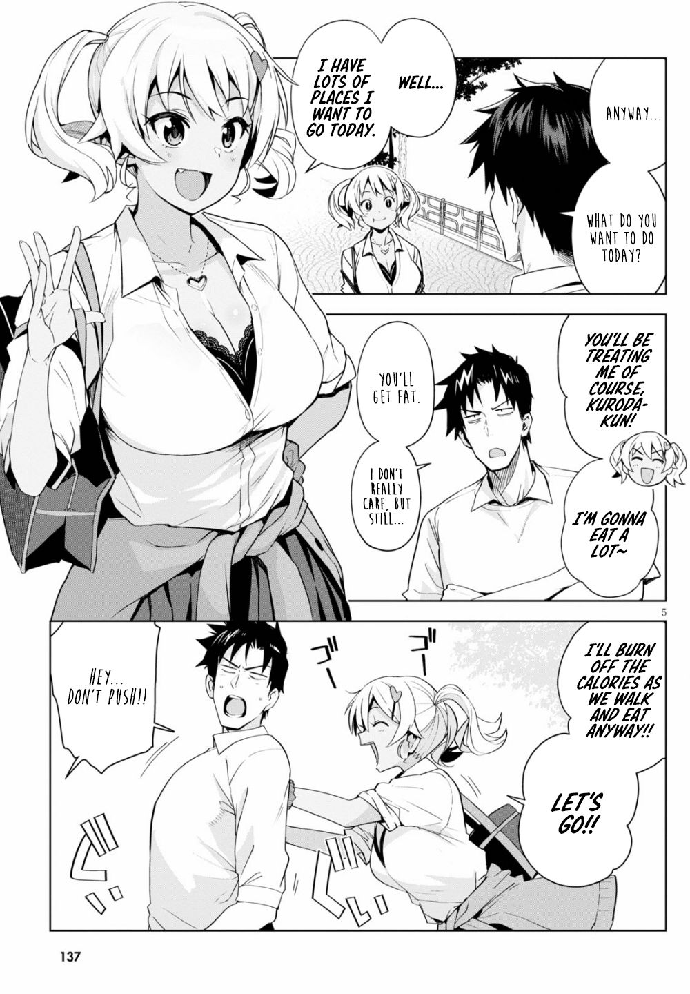Kuro Gyaru-san ga Kuru! Chapter 4 page 6 - Chapter 4: A full heart