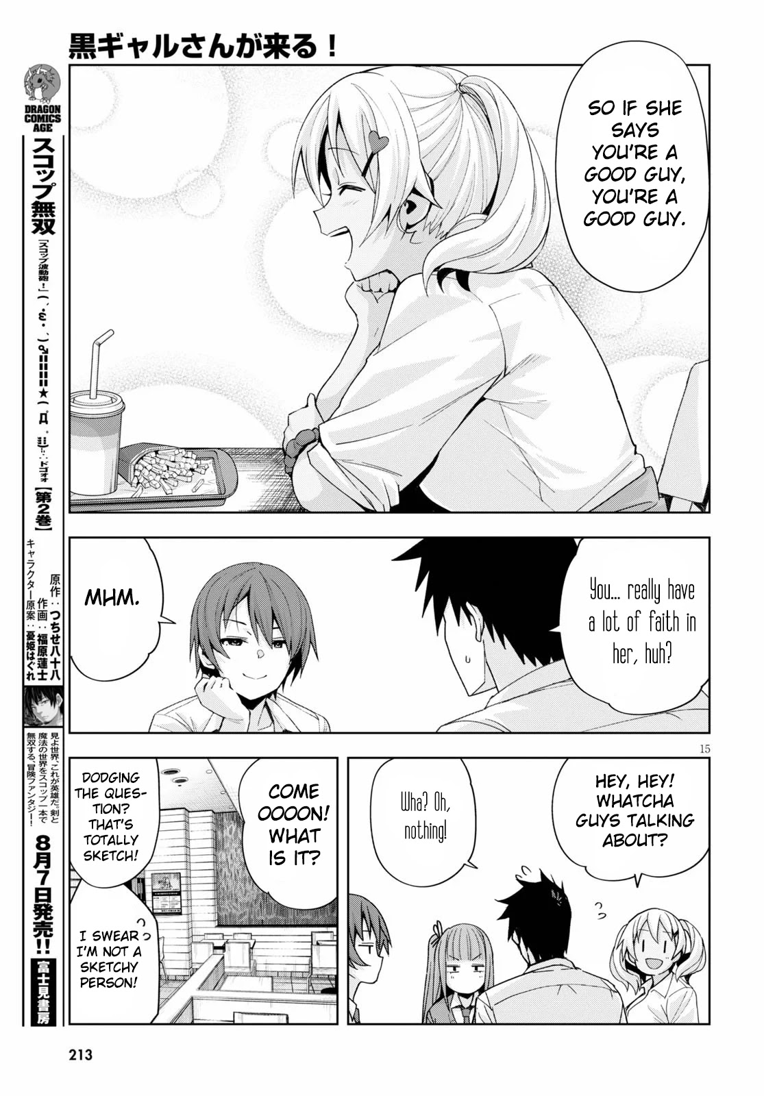 Kuro Gyaru-san ga Kuru! Chapter 6 page 15 - Chapter 6: Sketchy as Heck