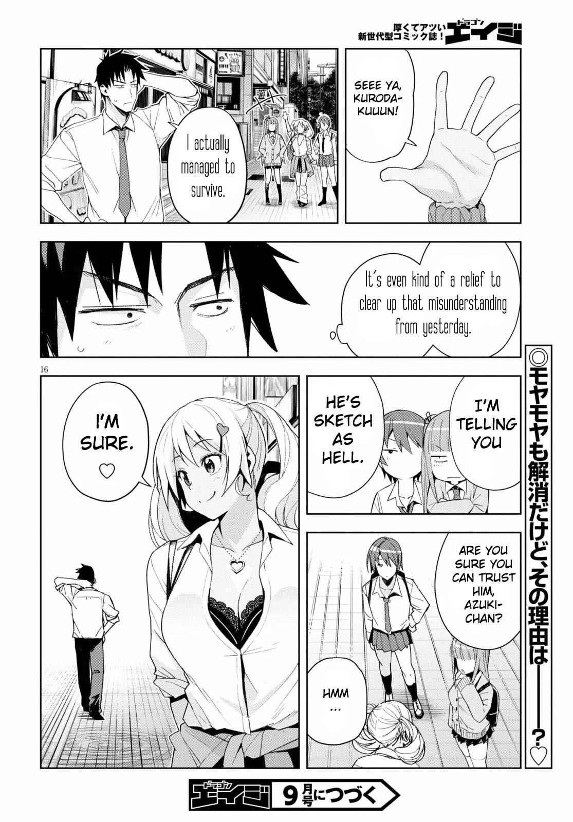 Kuro Gyaru-san ga Kuru! Chapter 6 page 16 - Chapter 6: Sketchy as Heck