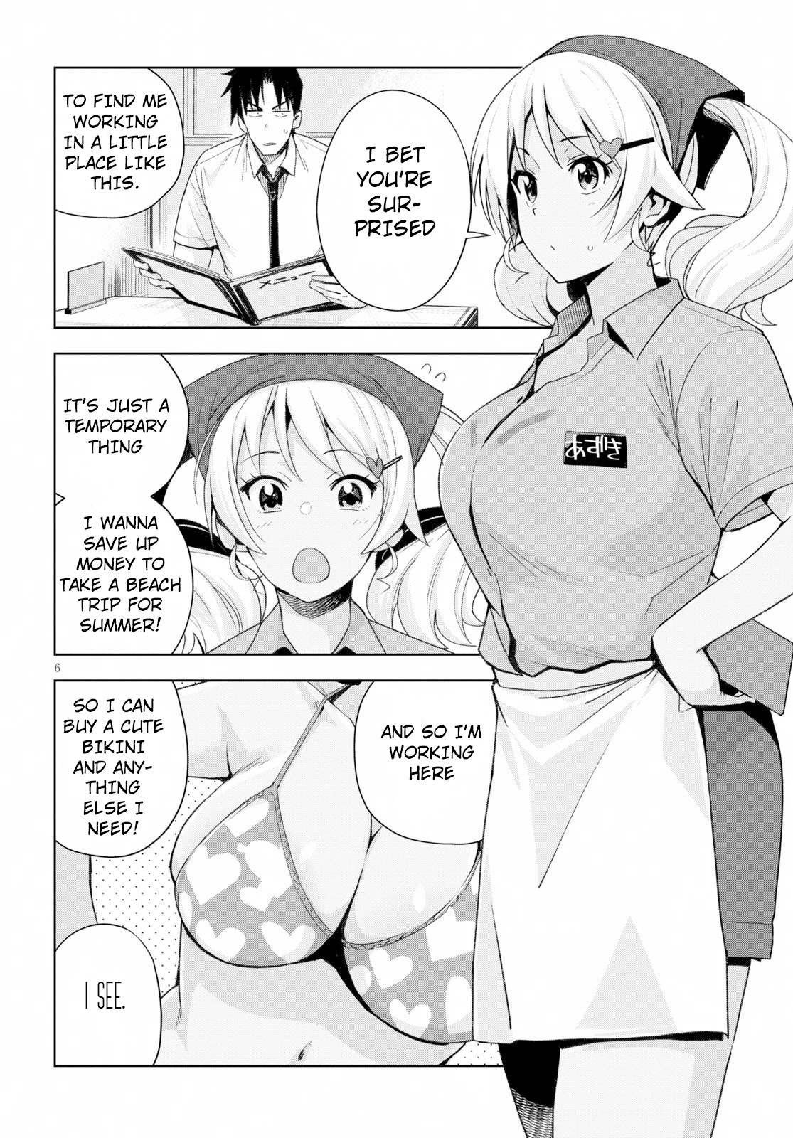 Kuro Gyaru-san ga Kuru! Chapter 7 page 6 - Chapter 7: Part-Time Gig