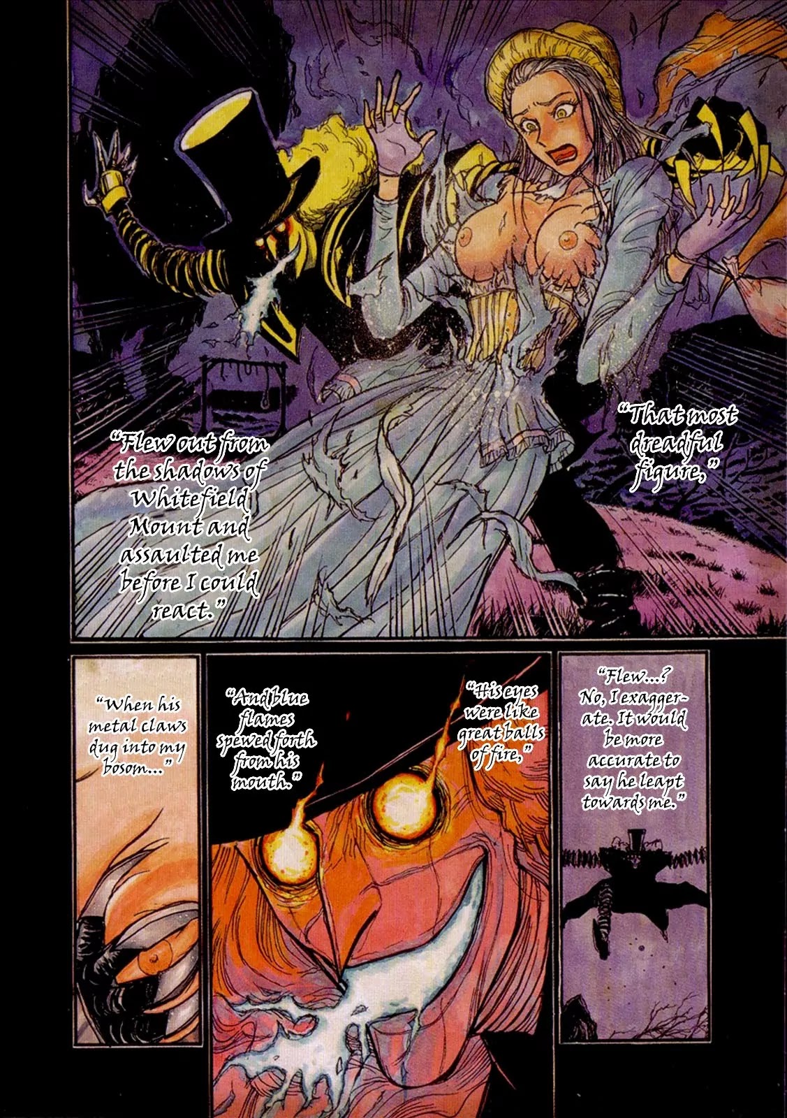Kuro Hakubutsukan Springald Chapter 1.1 page 10 - Vol.1 Chapter 1: The Appearance of Spring-Heeled Jack