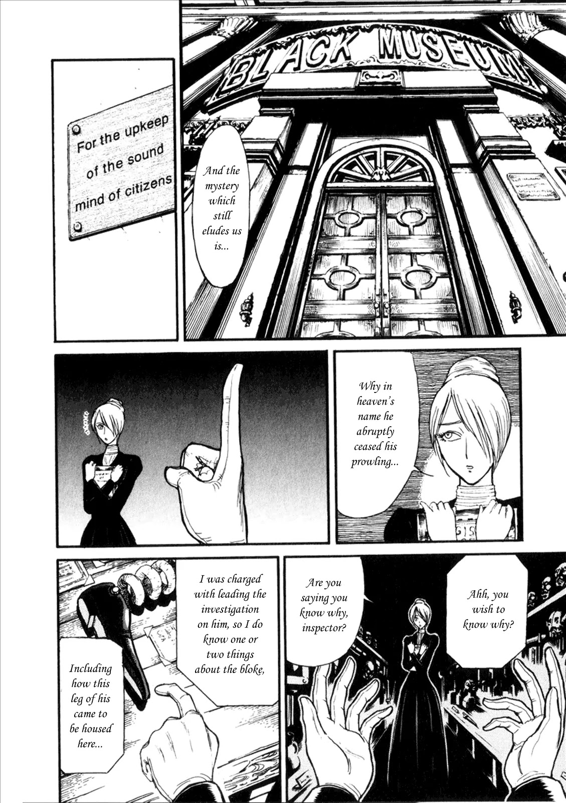 Kuro Hakubutsukan Springald Chapter 1.1 page 14 - Vol.1 Chapter 1: The Appearance of Spring-Heeled Jack