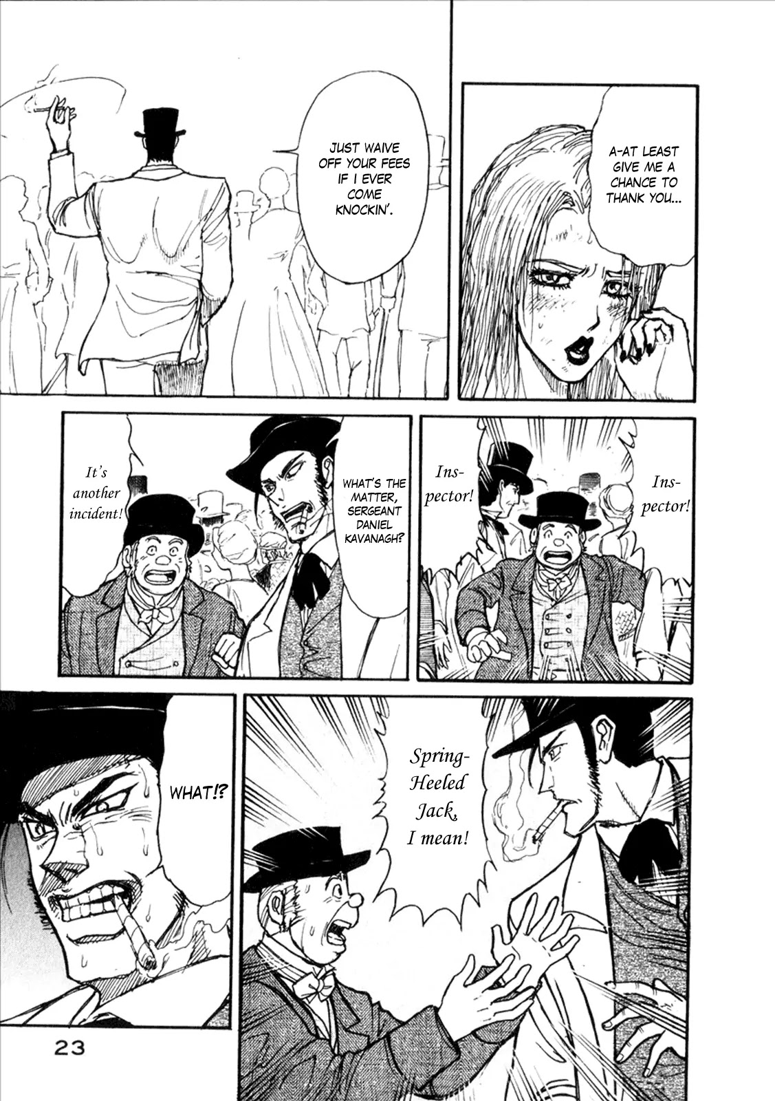 Kuro Hakubutsukan Springald Chapter 1.1 page 25 - Vol.1 Chapter 1: The Appearance of Spring-Heeled Jack