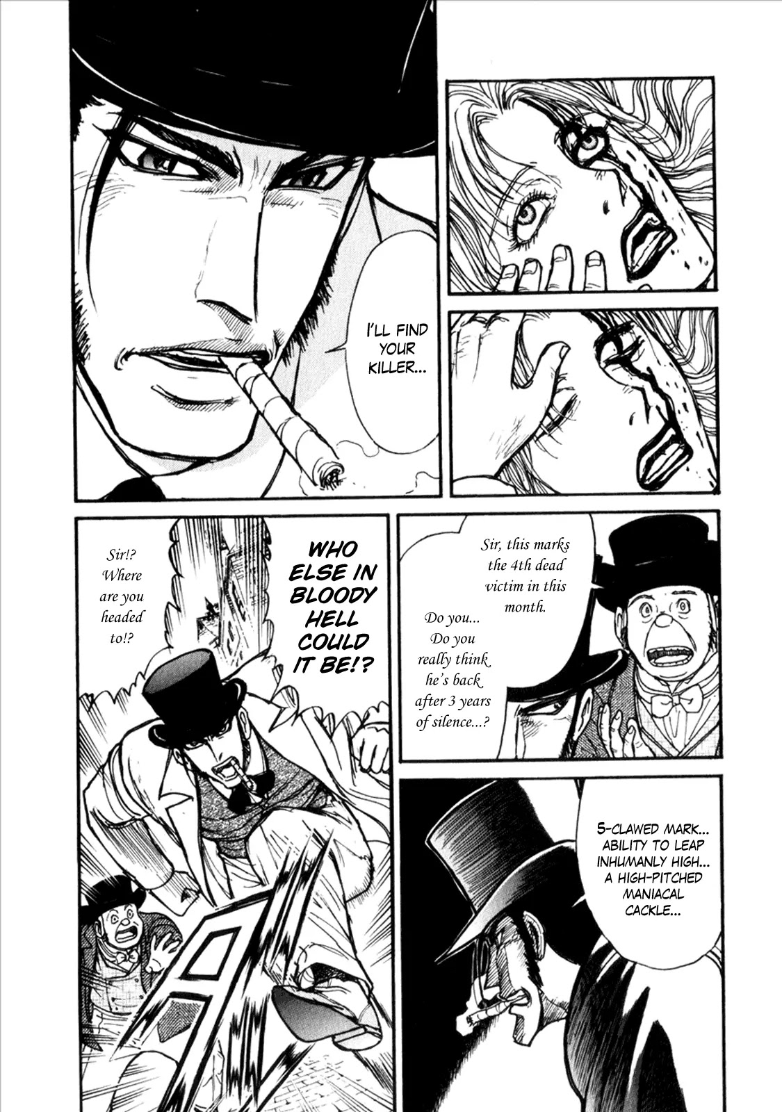 Kuro Hakubutsukan Springald Chapter 1.1 page 28 - Vol.1 Chapter 1: The Appearance of Spring-Heeled Jack