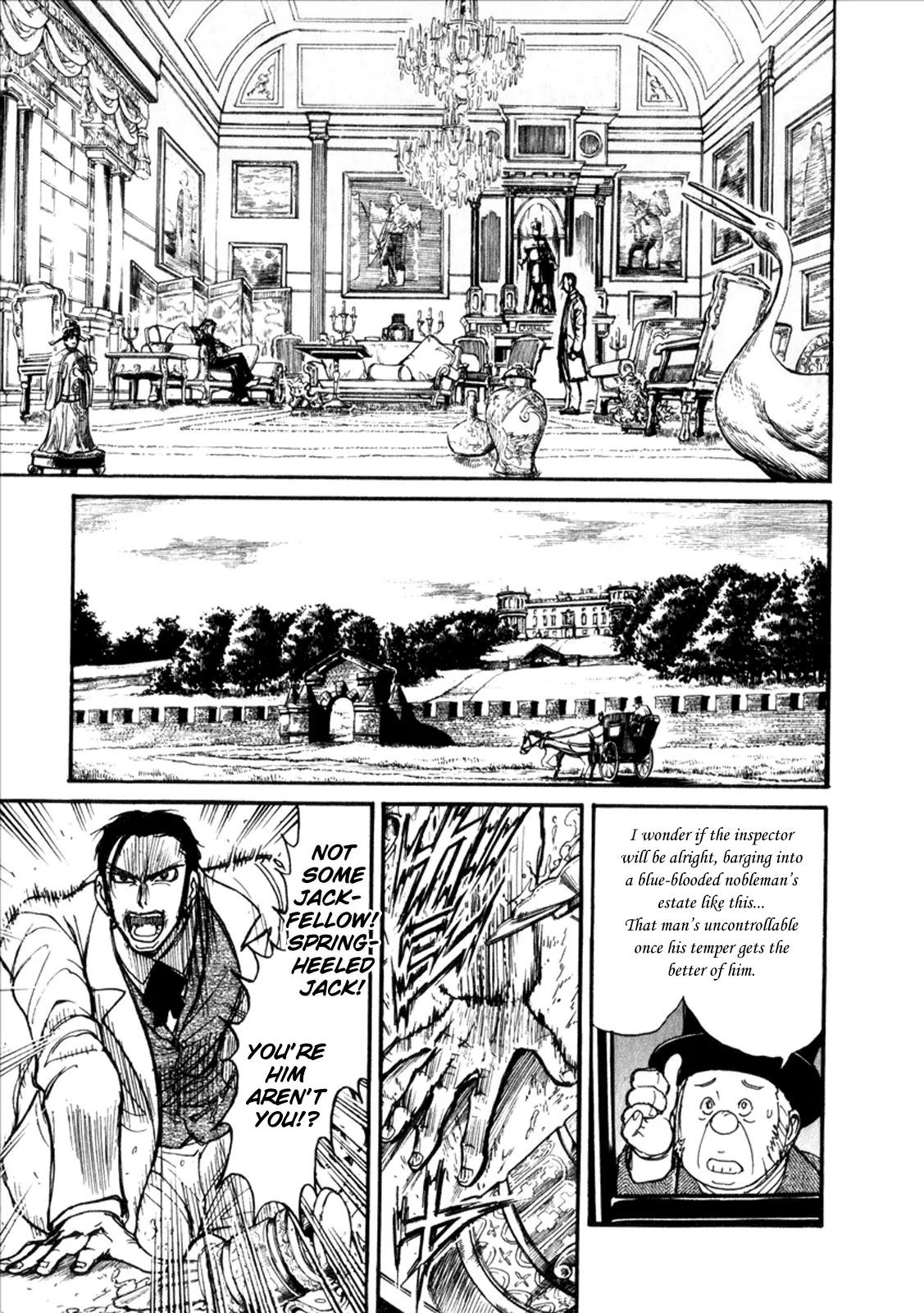 Kuro Hakubutsukan Springald Chapter 1.1 page 31 - Vol.1 Chapter 1: The Appearance of Spring-Heeled Jack