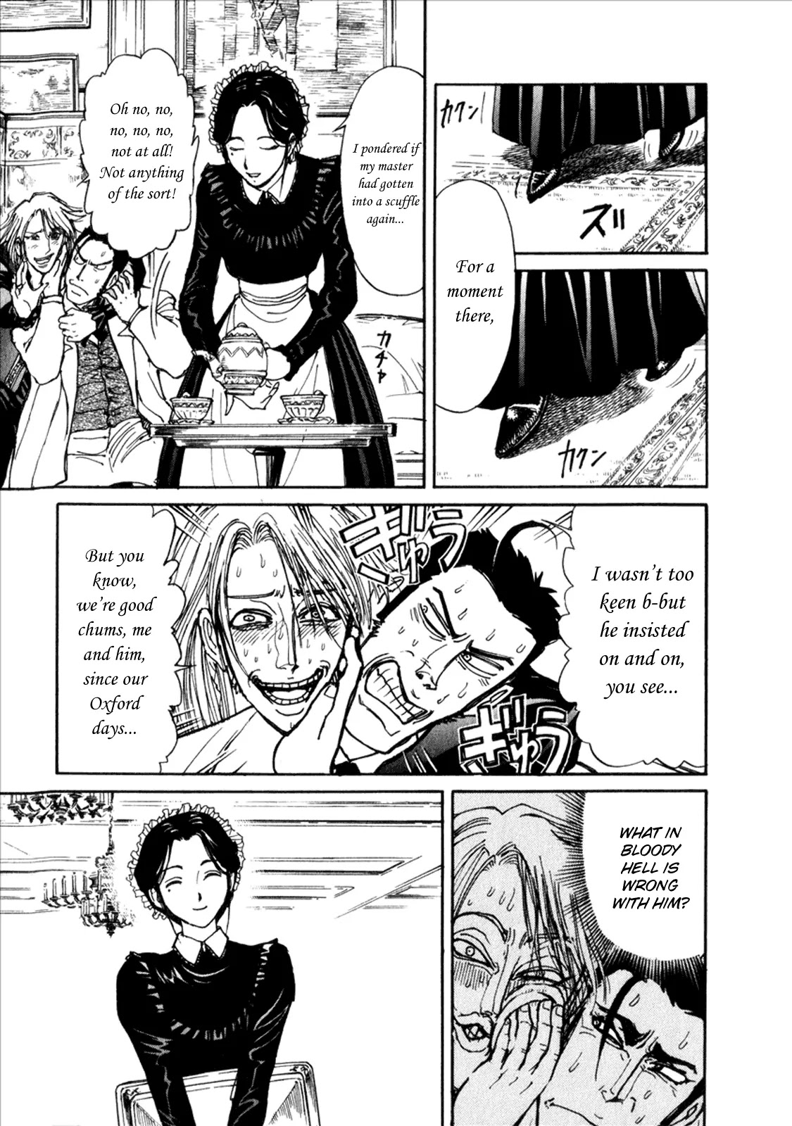 Kuro Hakubutsukan Springald Chapter 1.1 page 43 - Vol.1 Chapter 1: The Appearance of Spring-Heeled Jack