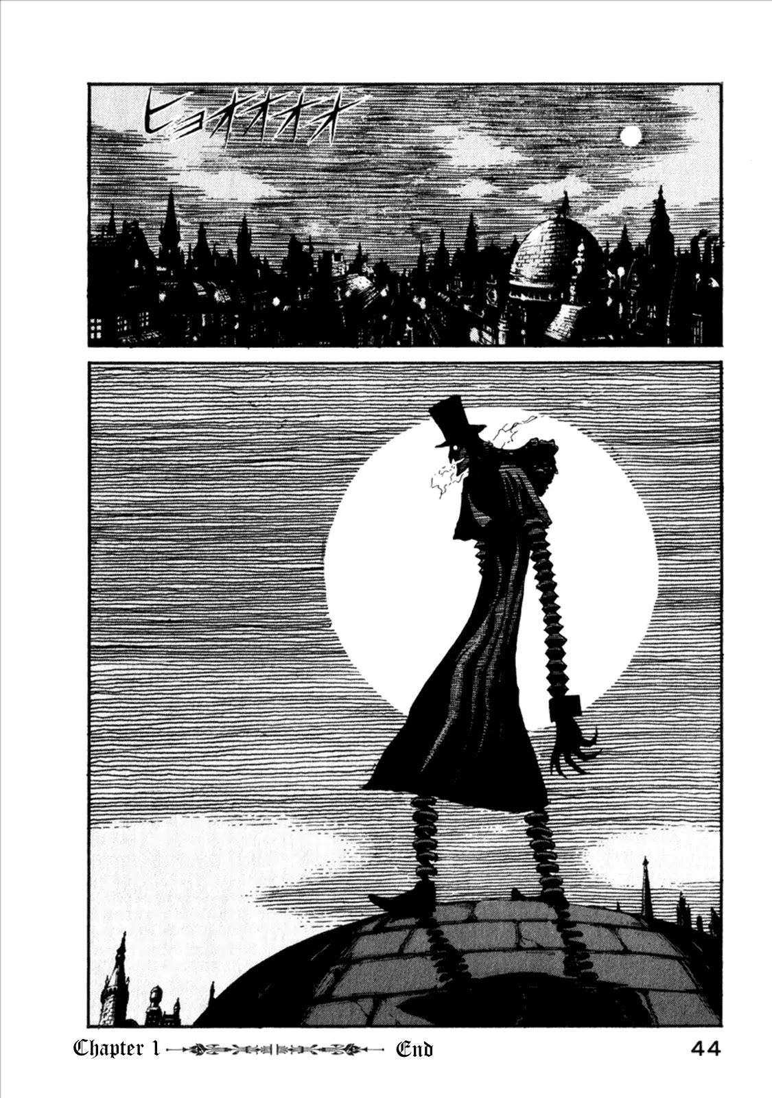 Kuro Hakubutsukan Springald Chapter 1.1 page 46 - Vol.1 Chapter 1: The Appearance of Spring-Heeled Jack