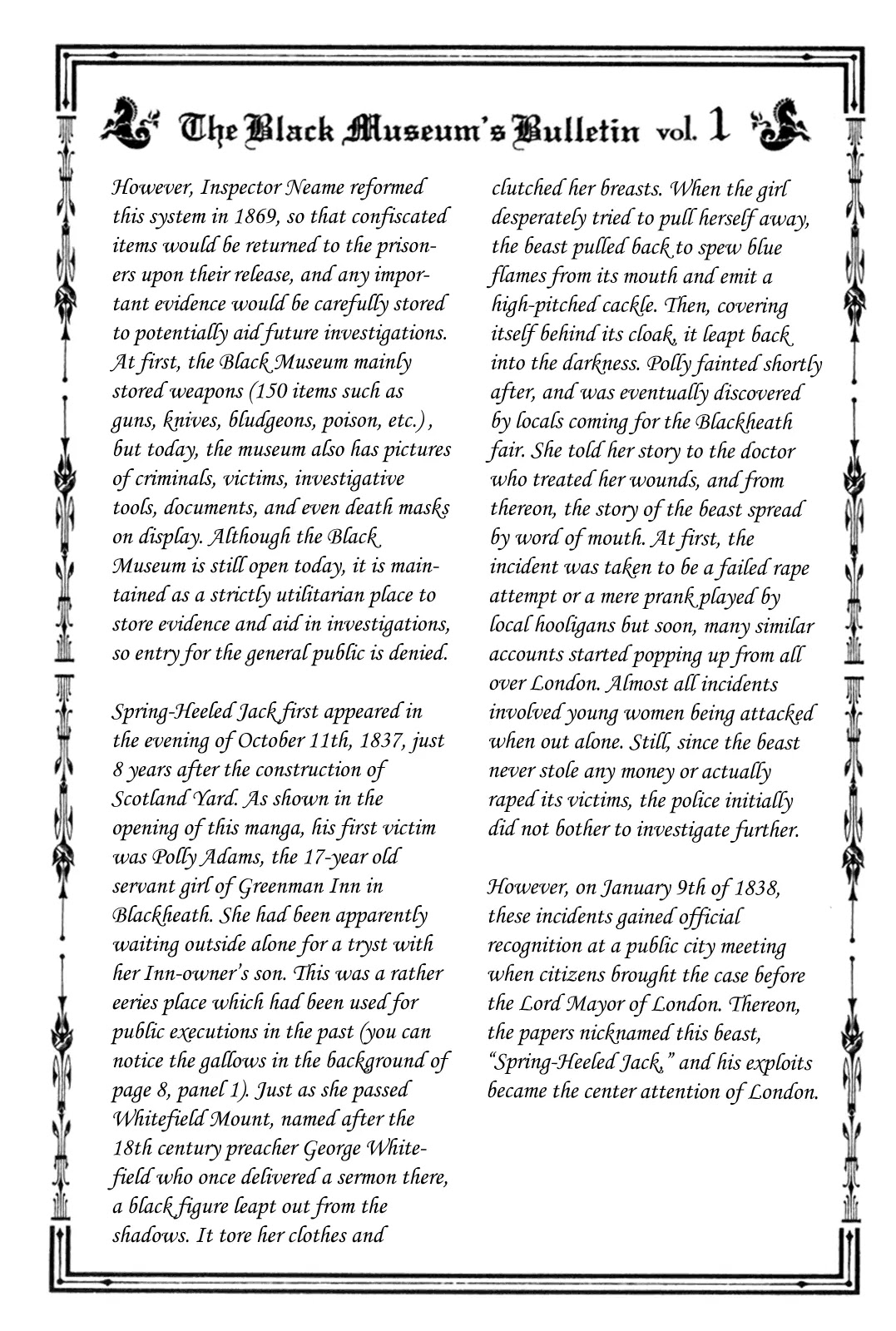 Kuro Hakubutsukan Springald Chapter 1.1 page 48 - Vol.1 Chapter 1: The Appearance of Spring-Heeled Jack