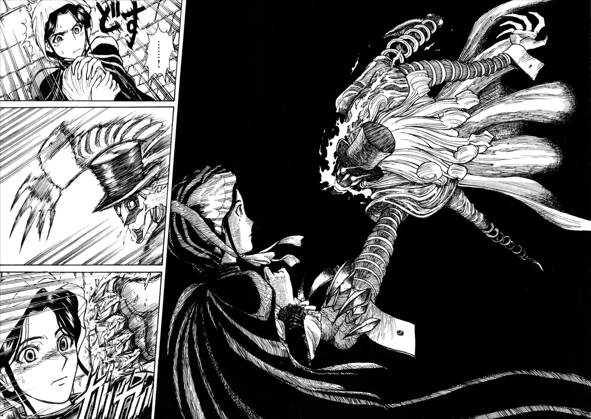 Kuro Hakubutsukan Springald Chapter 1.2 page 28 - Vol.1 Chapter 2: The Identity of Spring-Heeled Jack