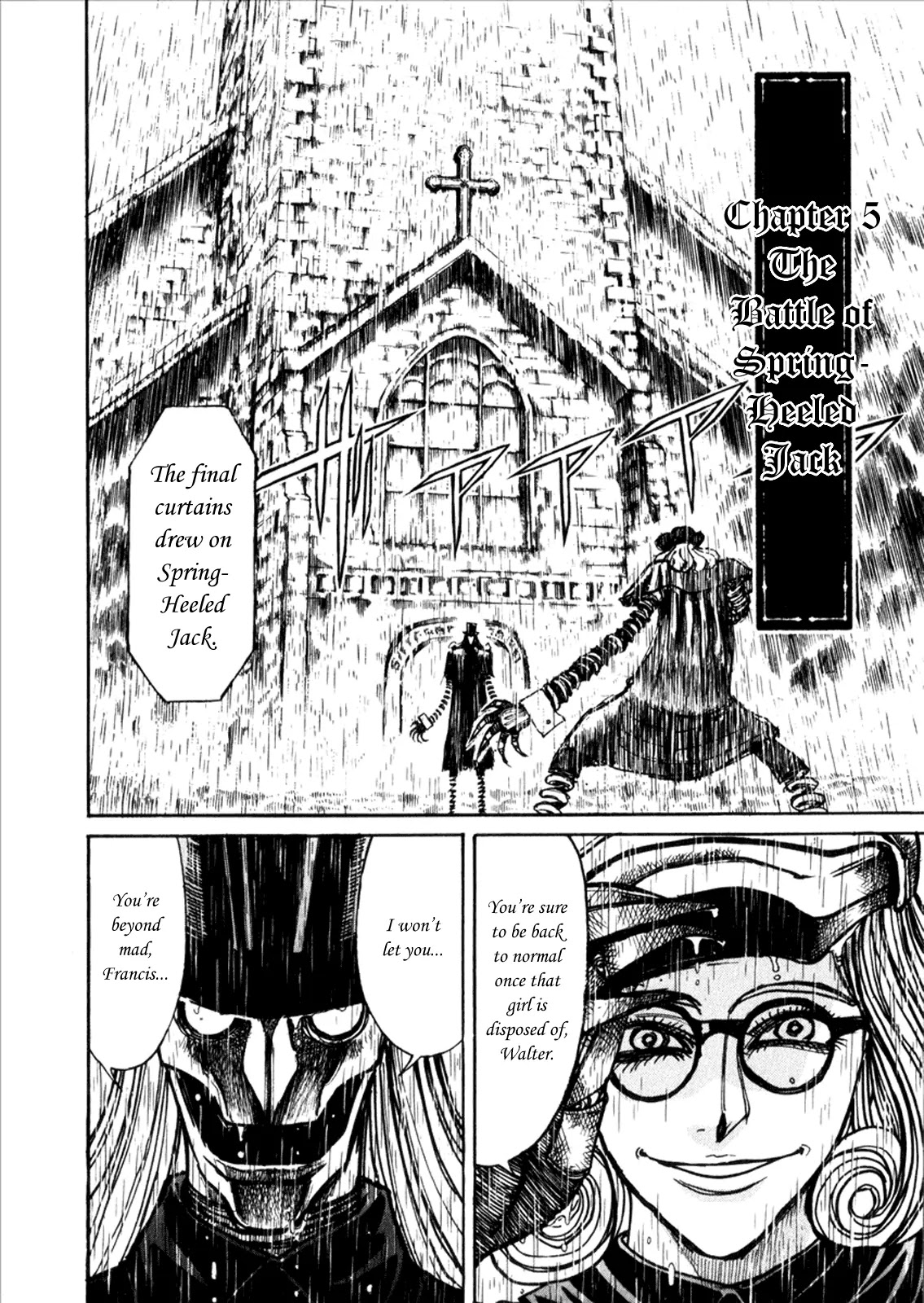 Kuro Hakubutsukan Springald Chapter 1.5 page 2 - Vol.1 Chapter 5: The Battle of Spring-Heeled Jack