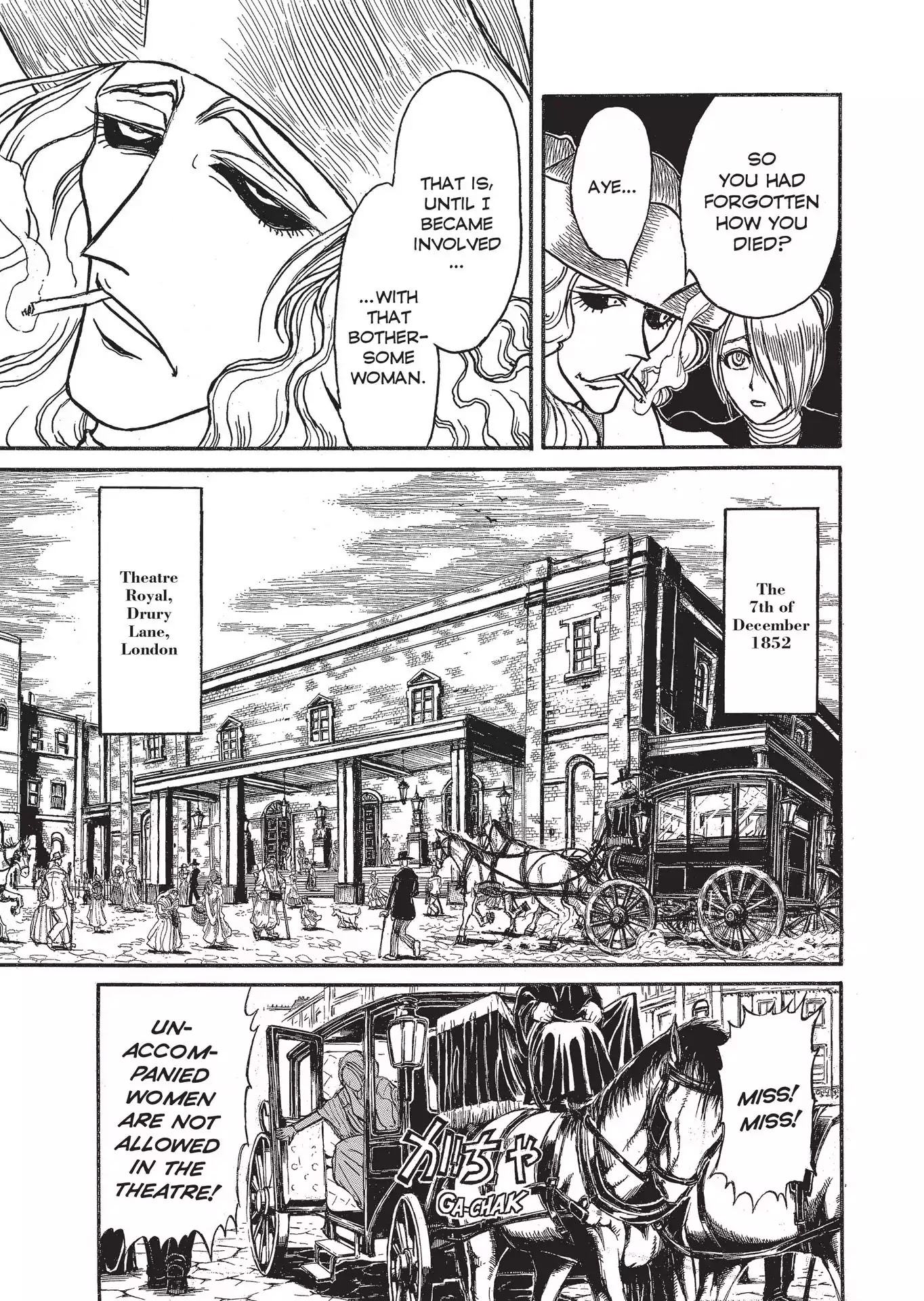 Kuro Hakubutsukan Springald Chapter 2.1 page 20 - Vol.2 Chapter 1: The Ghost Meets the Lady