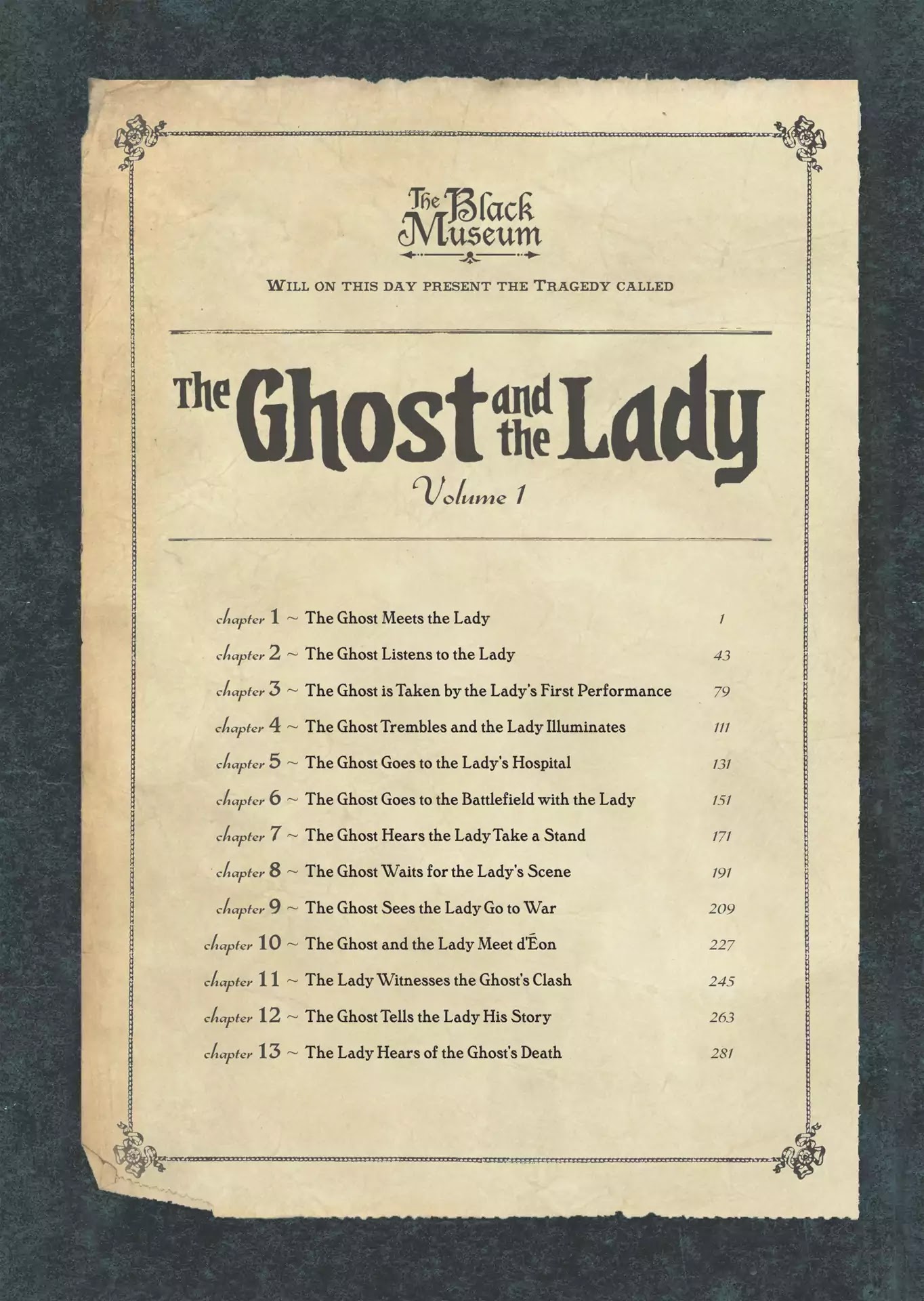 Kuro Hakubutsukan Springald Chapter 2.1 page 3 - Vol.2 Chapter 1: The Ghost Meets the Lady
