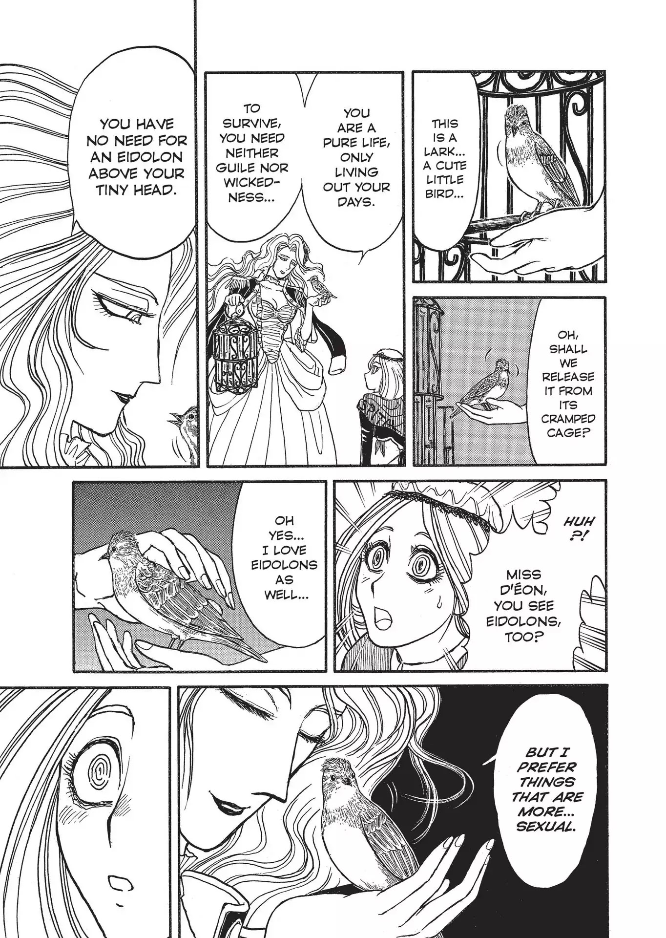 Kuro Hakubutsukan Springald Chapter 2.10 page 13 - Vol.2 Chapter 10: The Ghost and the Lady Meet d'Edon