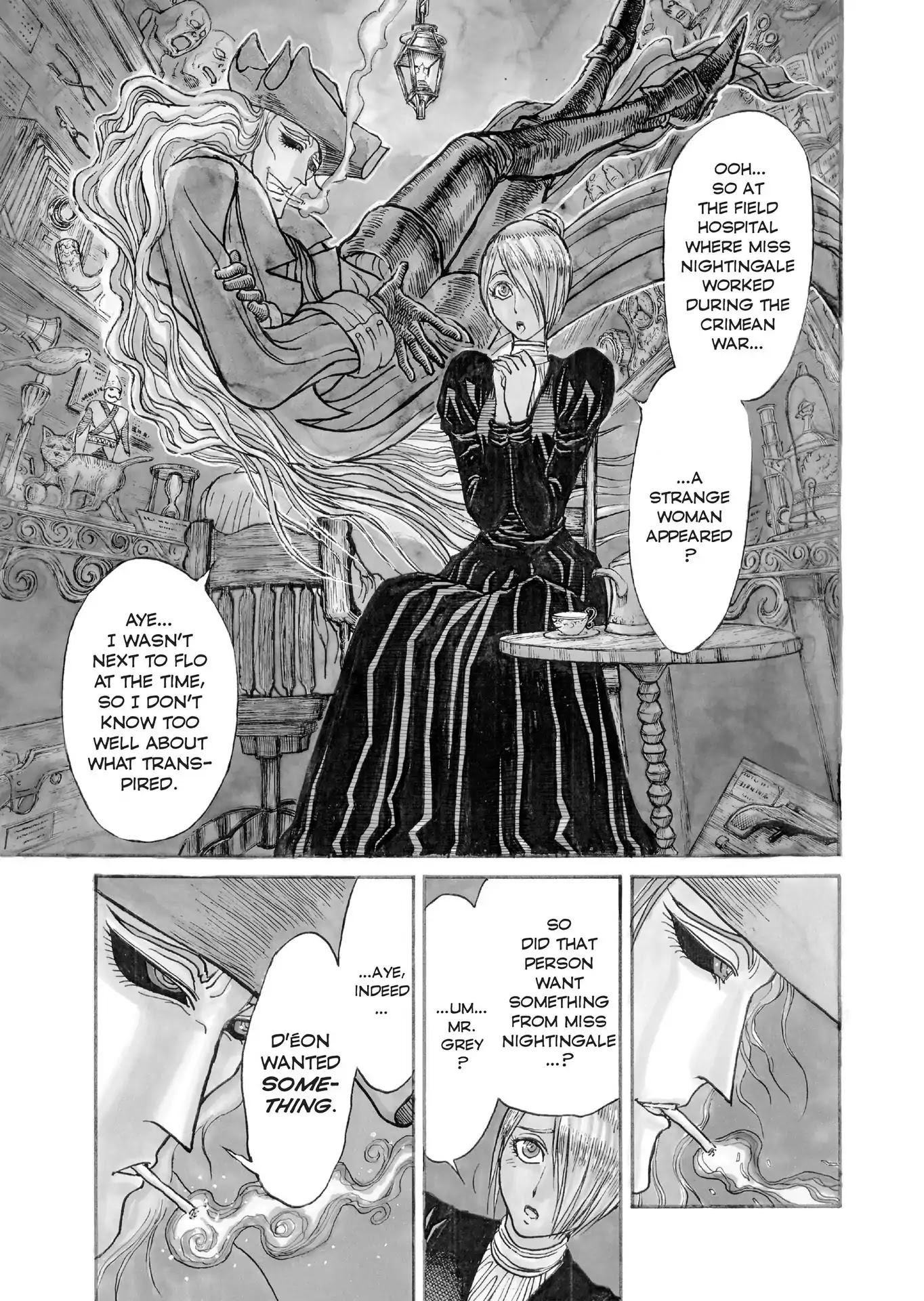 Kuro Hakubutsukan Springald Chapter 2.10 page 4 - Vol.2 Chapter 10: The Ghost and the Lady Meet d'Edon