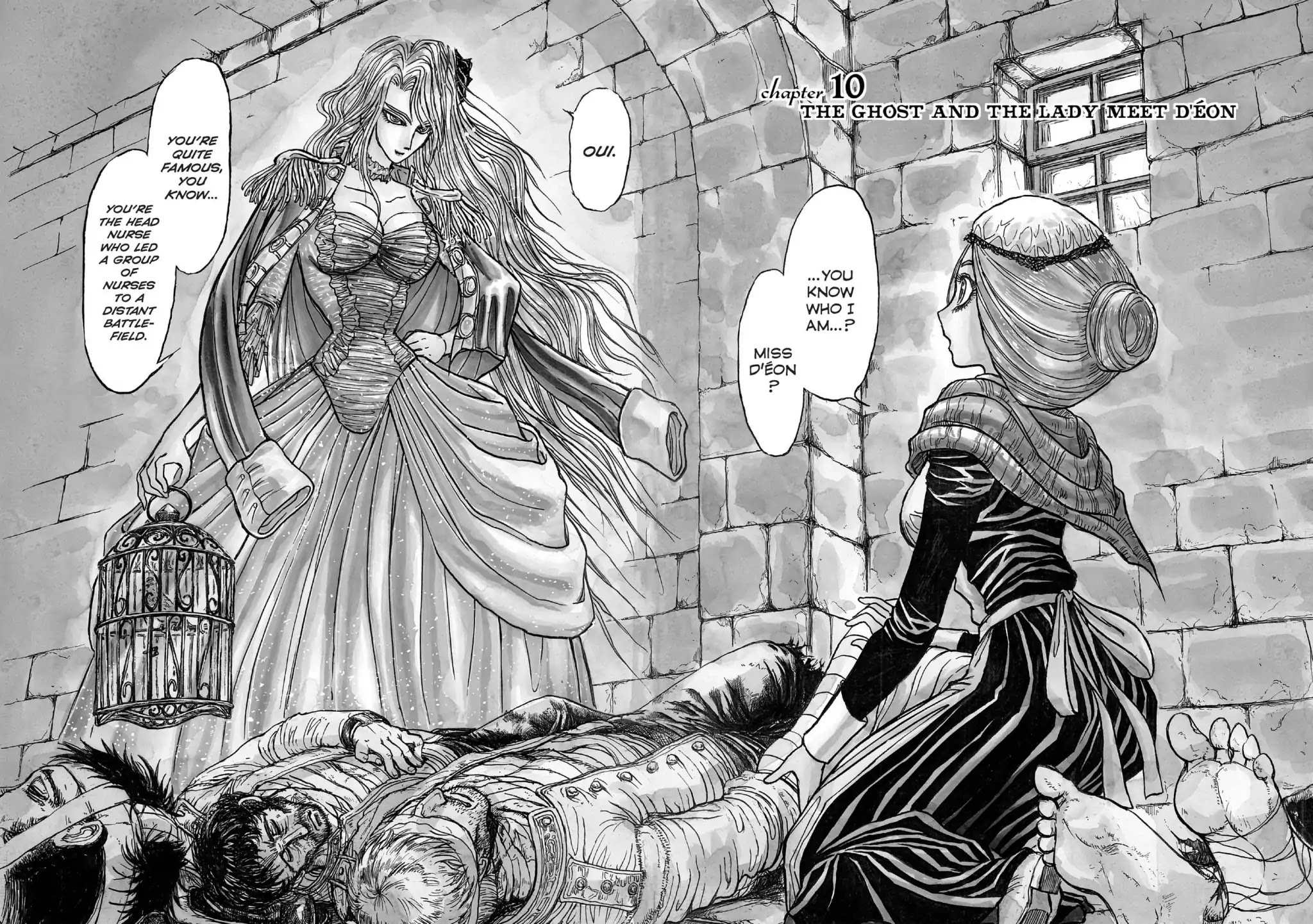 Kuro Hakubutsukan Springald Chapter 2.10 page 5 - Vol.2 Chapter 10: The Ghost and the Lady Meet d'Edon