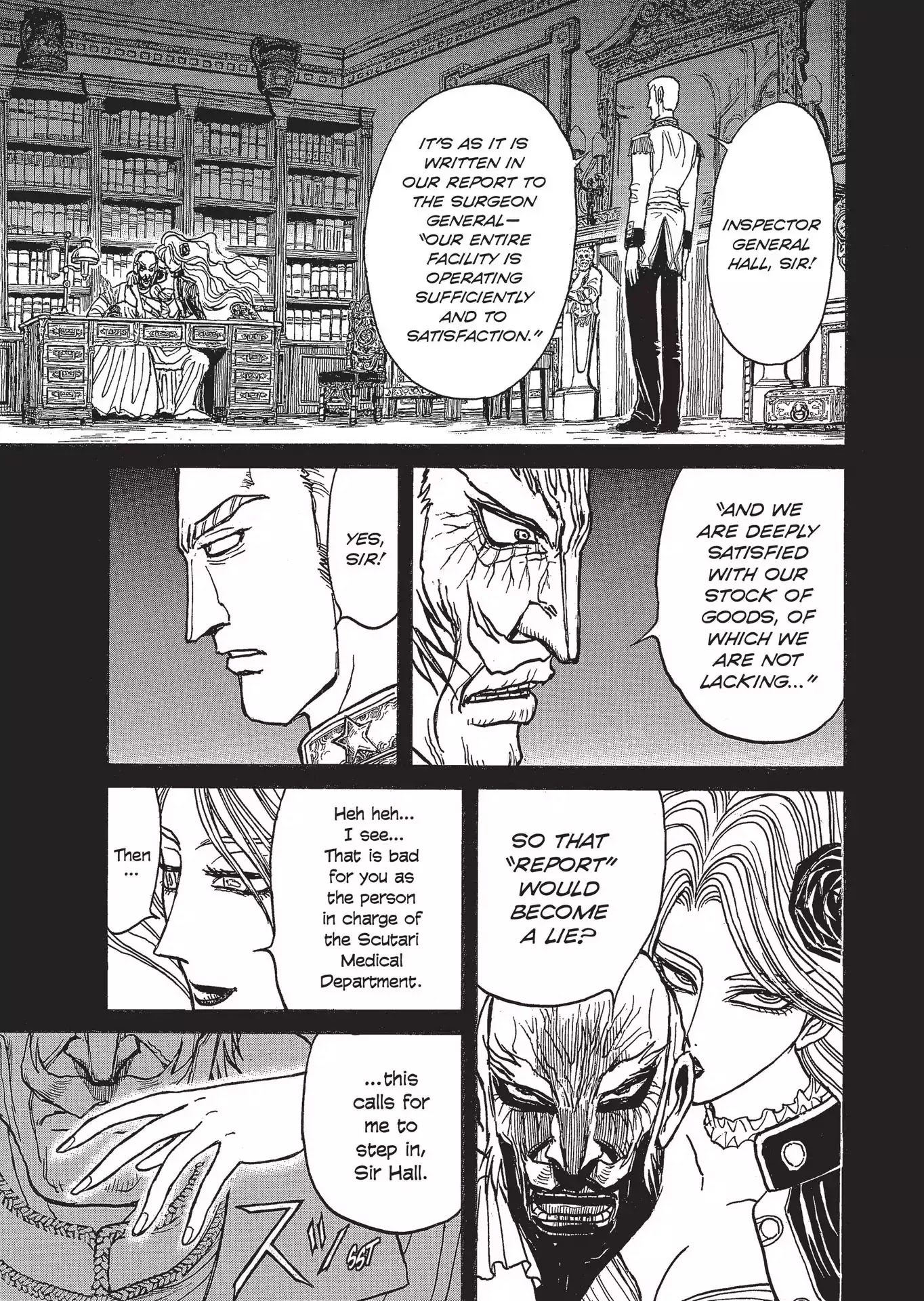 Kuro Hakubutsukan Springald Chapter 2.11 page 4 - Vol.2 Chapter 11: The Lady Witness the Ghost's Clash