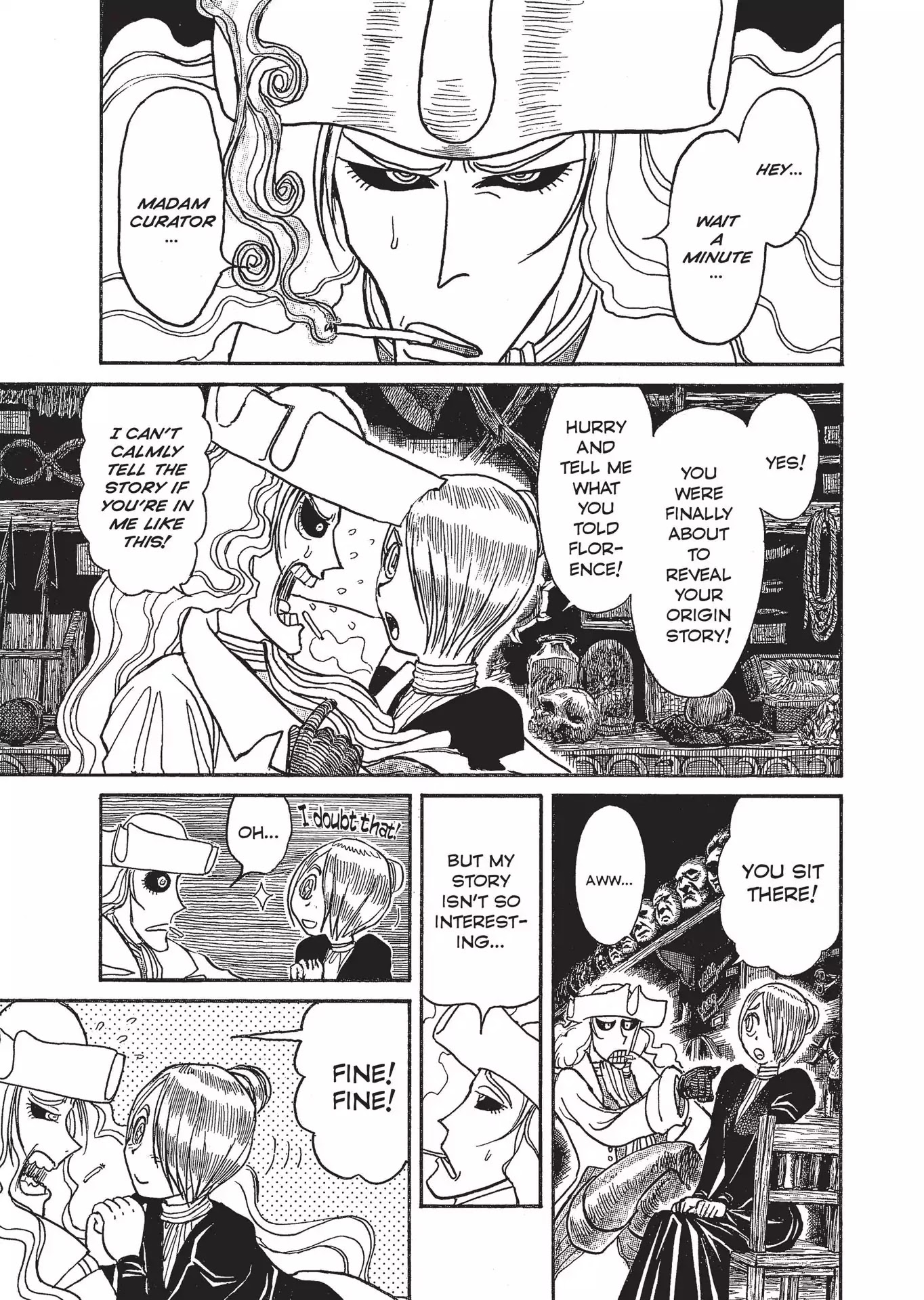 Kuro Hakubutsukan Springald Chapter 2.12 page 1 - Vol.2 Chapter 12: The Ghost Tells the Lady His Story