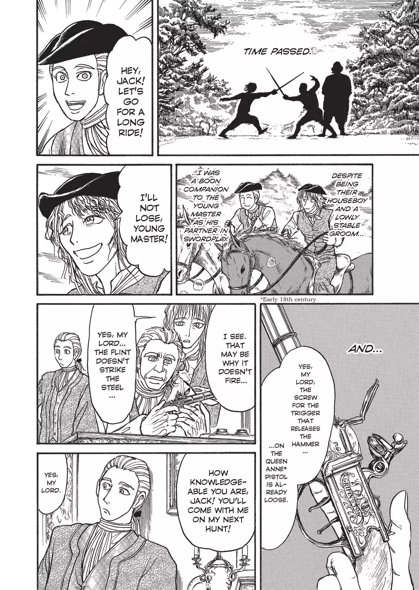 Kuro Hakubutsukan Springald Chapter 2.12 page 6 - Vol.2 Chapter 12: The Ghost Tells the Lady His Story