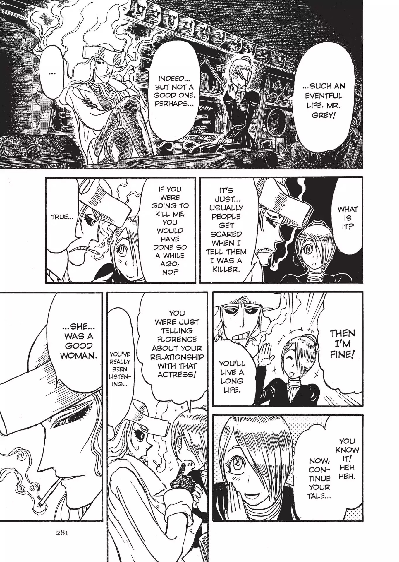 Kuro Hakubutsukan Springald Chapter 2.13 page 1 - Vol.2 Chapter 13: The Lady Hears of the Ghost's Death