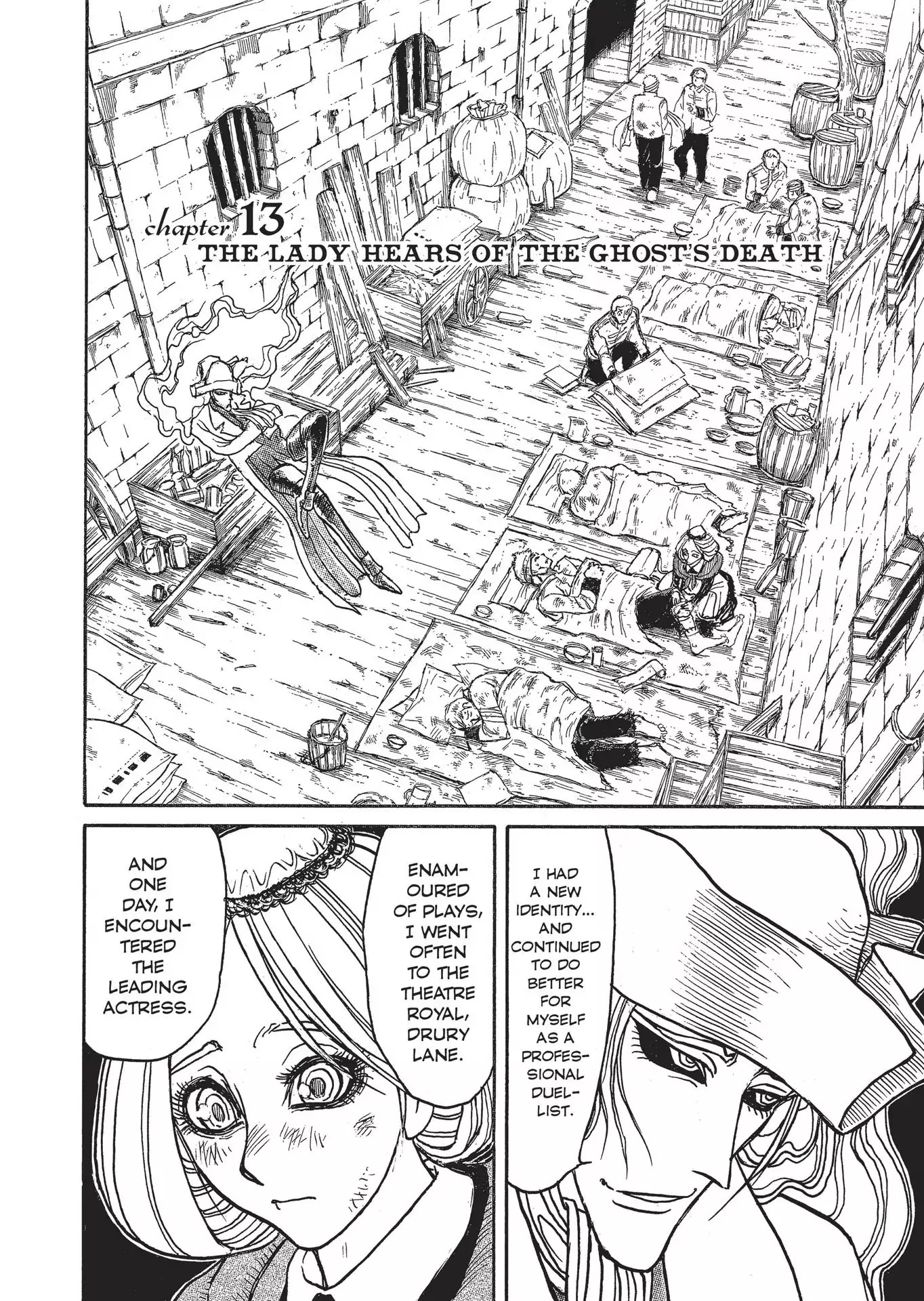 Kuro Hakubutsukan Springald Chapter 2.13 page 2 - Vol.2 Chapter 13: The Lady Hears of the Ghost's Death