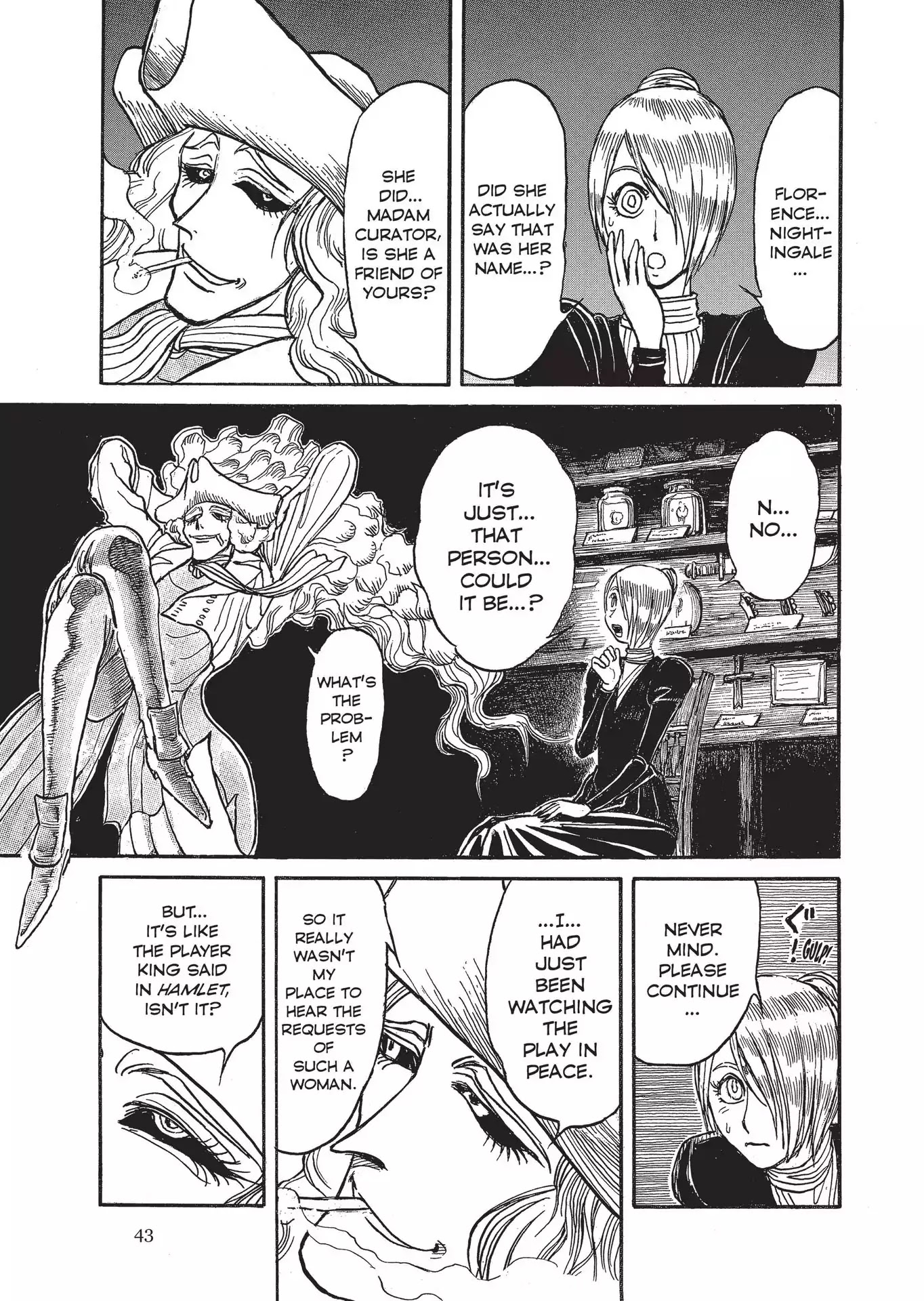 Kuro Hakubutsukan Springald Chapter 2.2 page 1 - Vol.2 Chapter 2: The Ghost Listens to the Lady