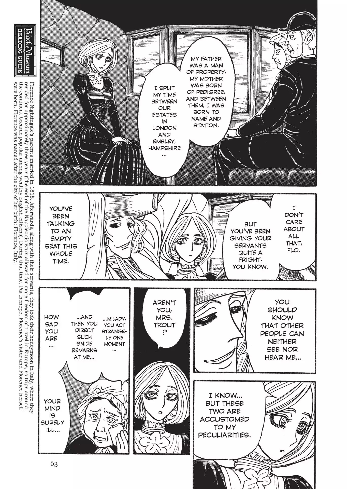 Kuro Hakubutsukan Springald Chapter 2.2 page 22 - Vol.2 Chapter 2: The Ghost Listens to the Lady