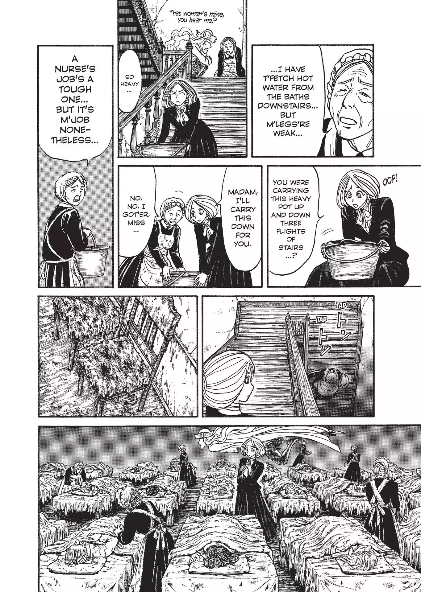 Kuro Hakubutsukan Springald Chapter 2.4 page 10 - Vol.2 Chapter 4: The Ghost Trembles and the Lady Illuminates