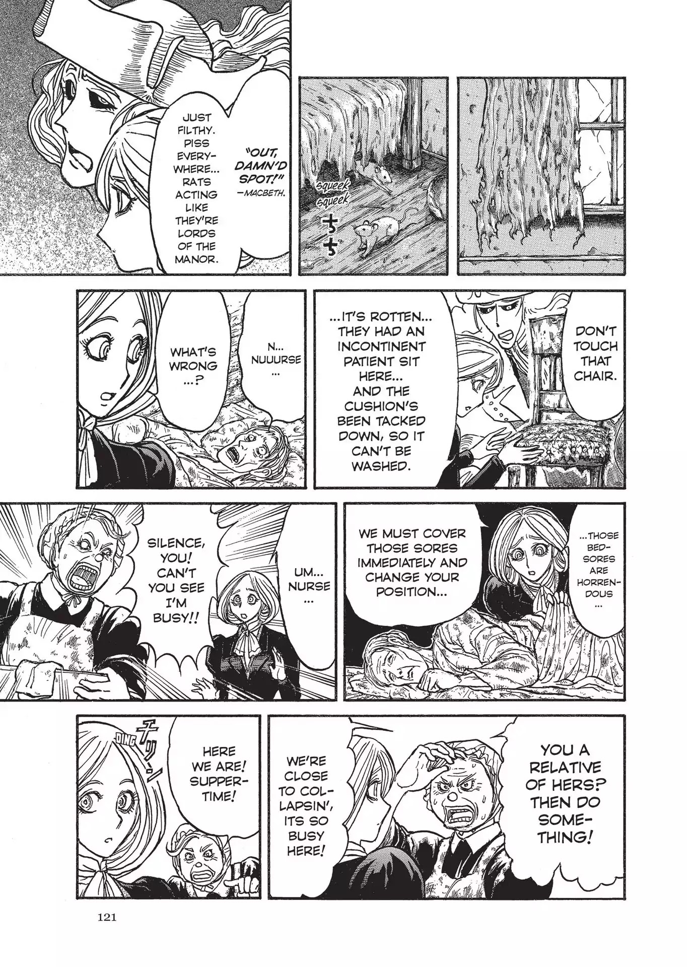 Kuro Hakubutsukan Springald Chapter 2.4 page 11 - Vol.2 Chapter 4: The Ghost Trembles and the Lady Illuminates