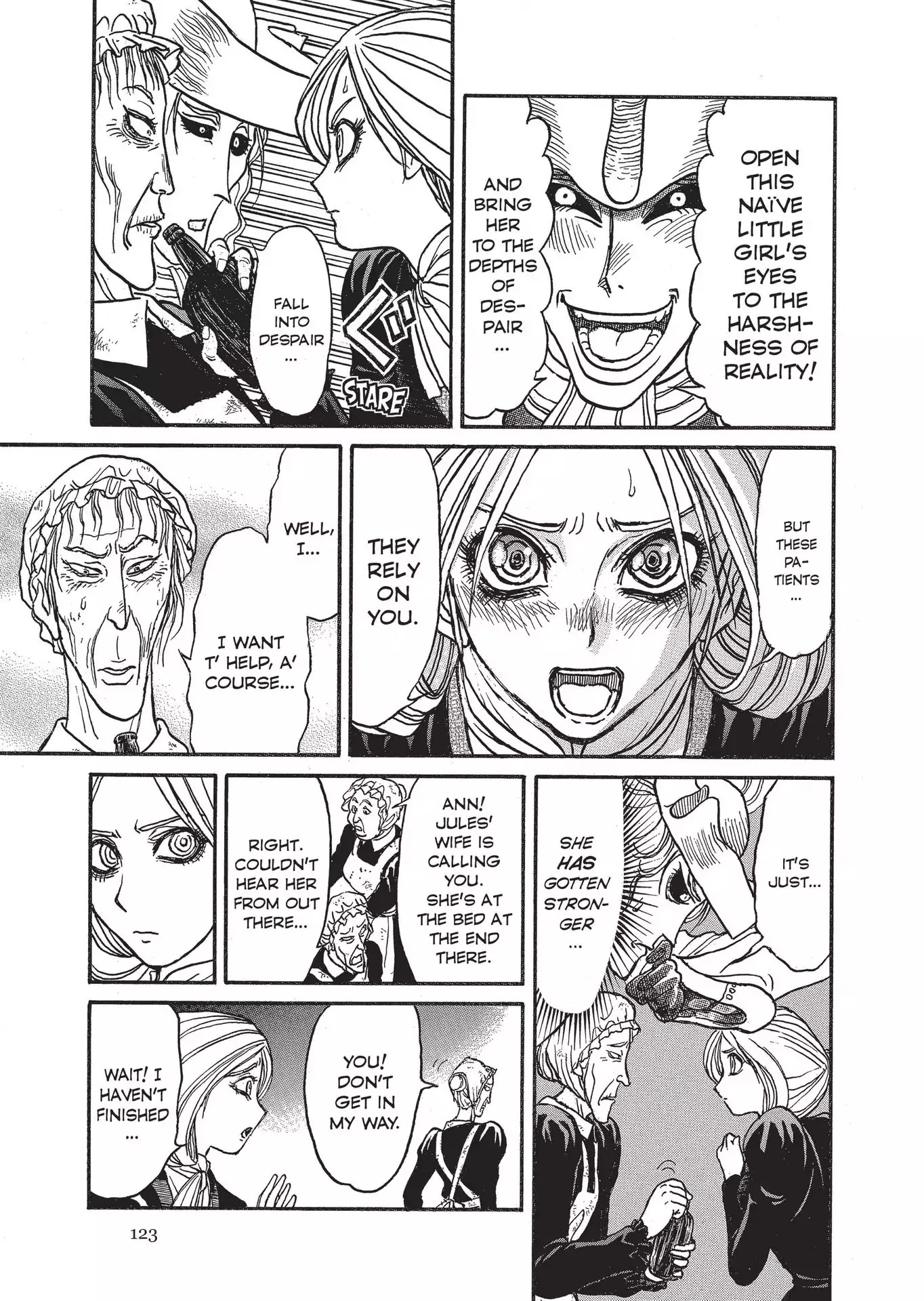 Kuro Hakubutsukan Springald Chapter 2.4 page 13 - Vol.2 Chapter 4: The Ghost Trembles and the Lady Illuminates