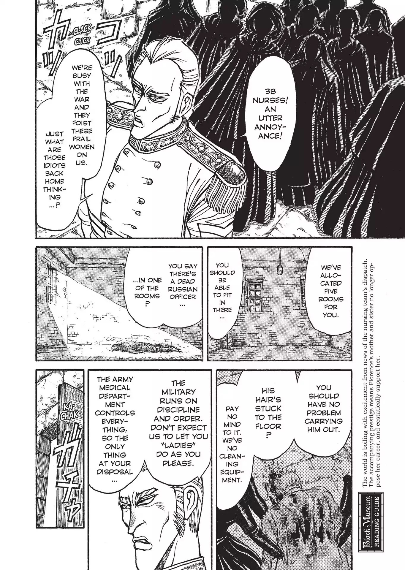 Kuro Hakubutsukan Springald Chapter 2.6 page 17 - Vol.2 Chapter 6: The Ghost Goes to the Battlefield with the Lady