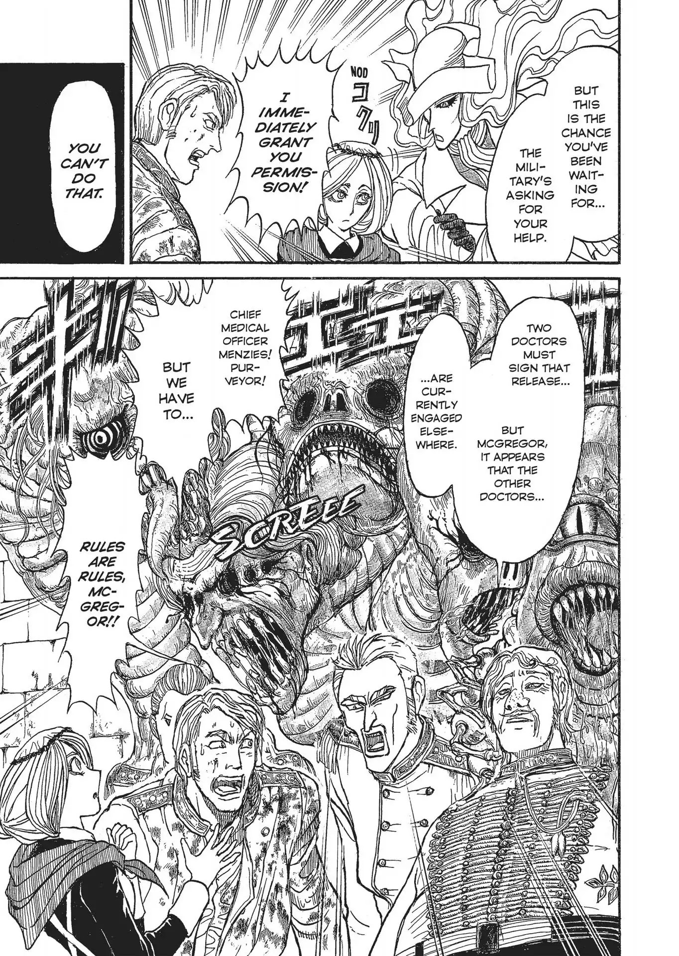 Kuro Hakubutsukan Springald Chapter 2.8 page 13 - Vol.2 Chapter 8: The Ghost Waits for the Lady's Scene